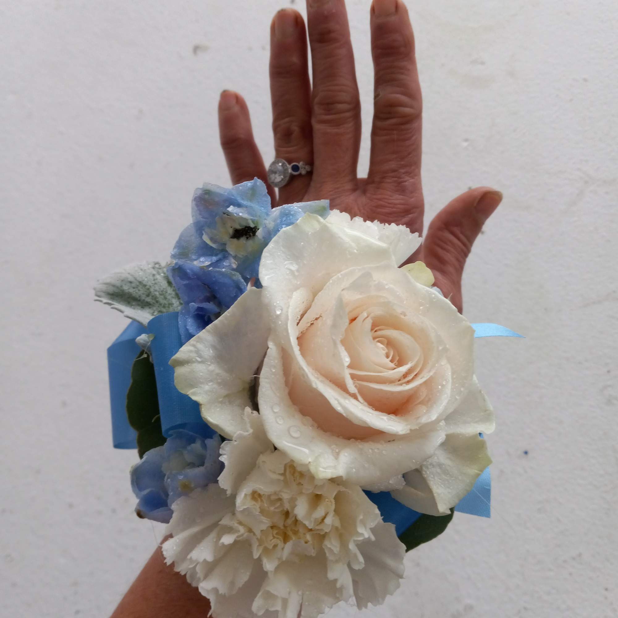 Beautiful wrist corsages for graduation