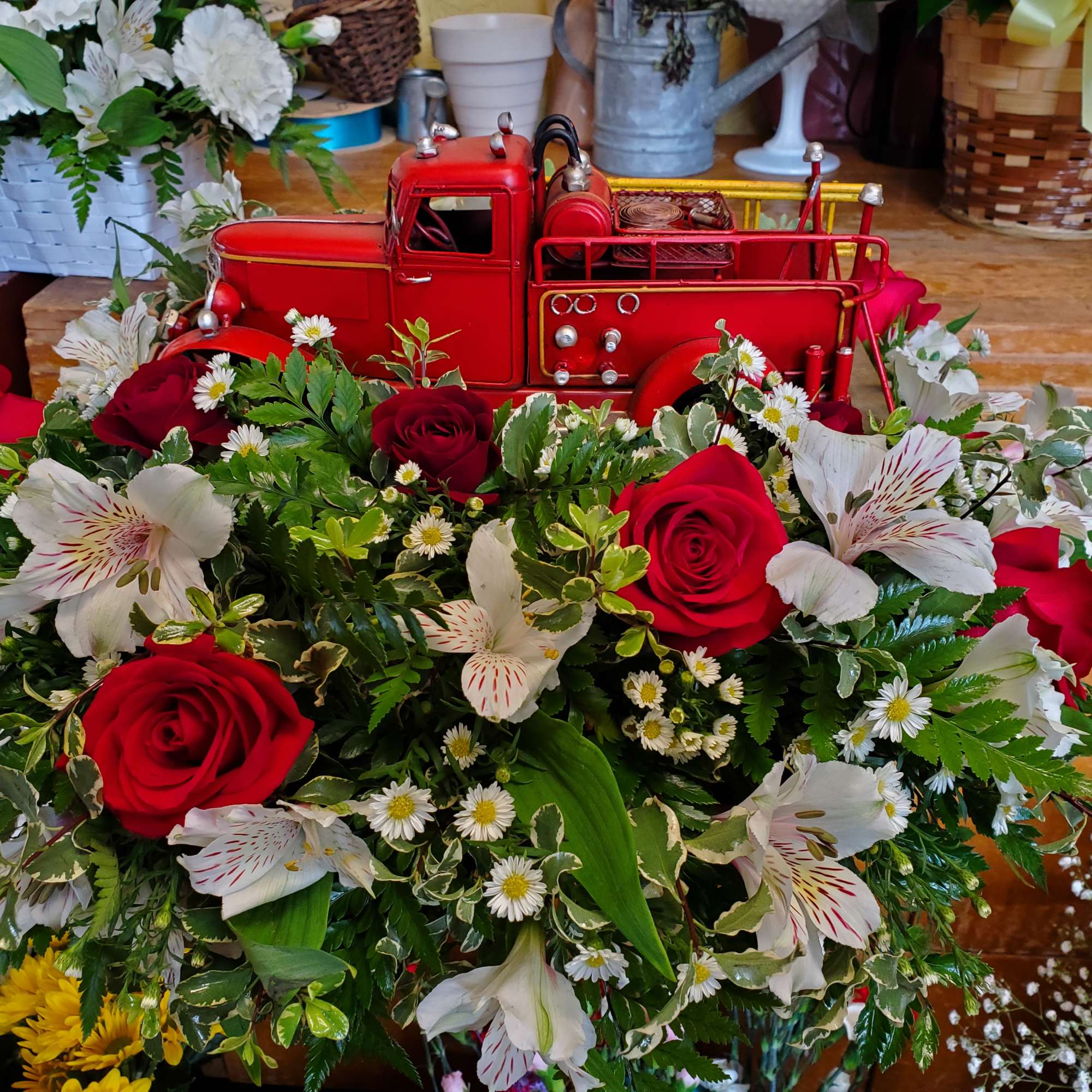 Needing an arrangement built around something special. Call us for your custom