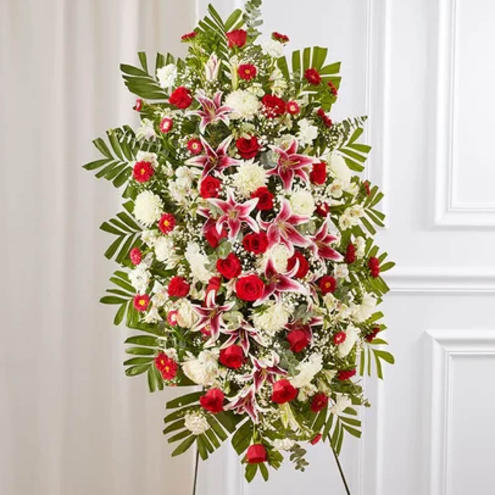 Celebrate a beautiful life with a truly heartfelt gesture. Our elegant standing Celebrate a beautiful life with a truly heartfelt gesture. Our elegant standing