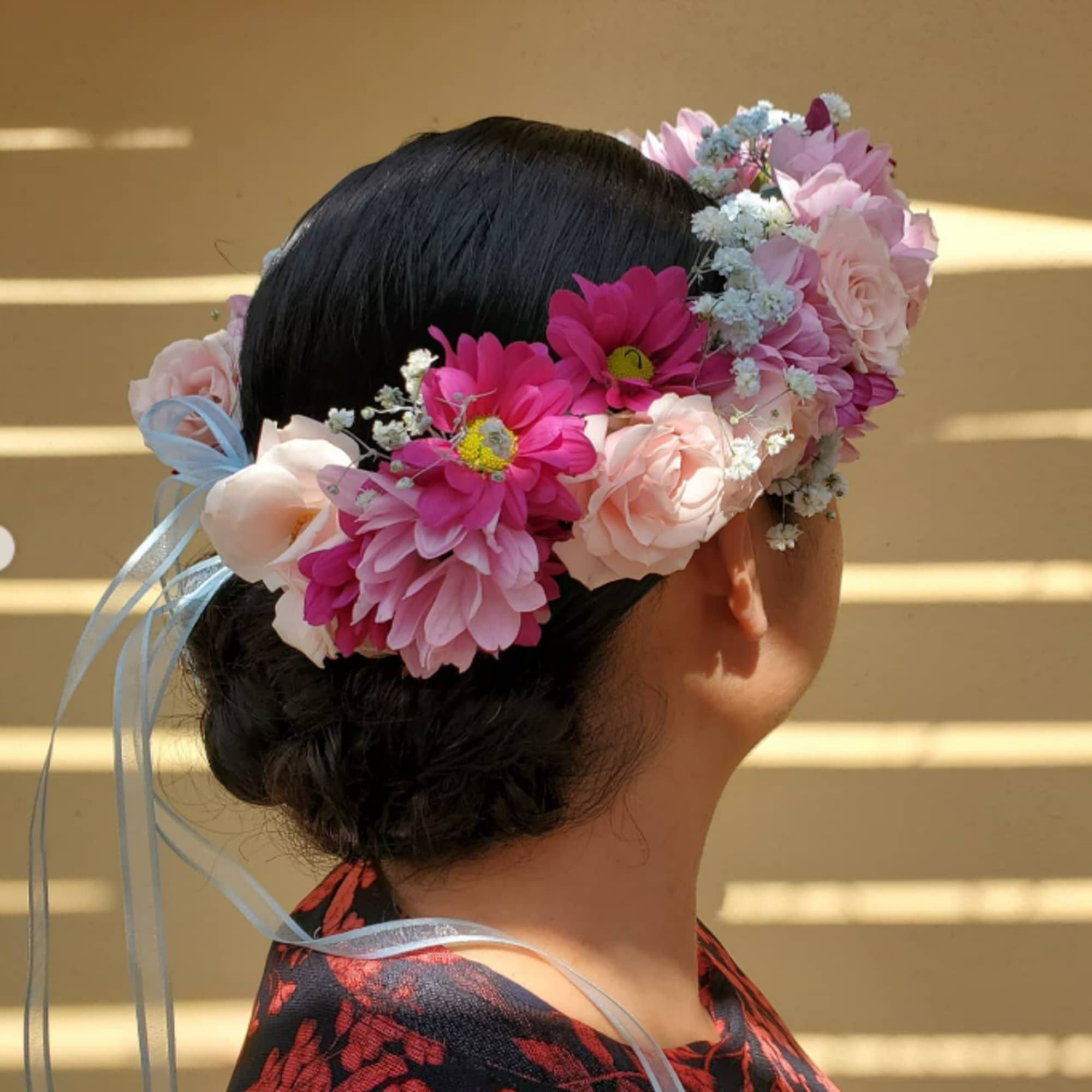 Custom flower crowns for special events such as weddings, baby showers, and