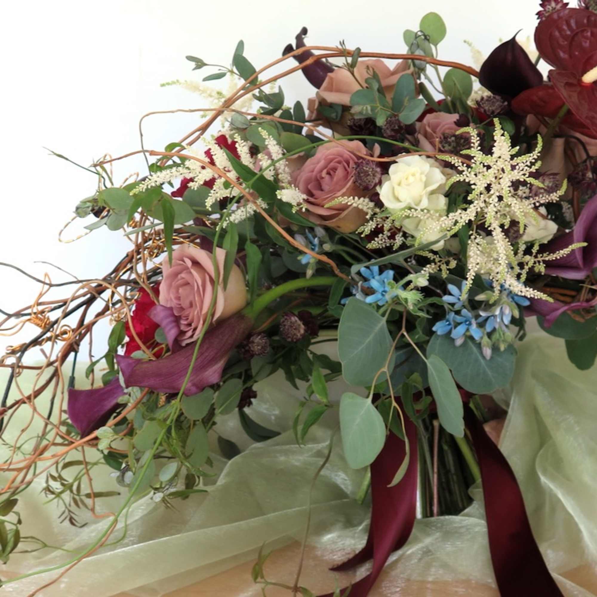 Loosely structured, garden style, lush and beautiful.