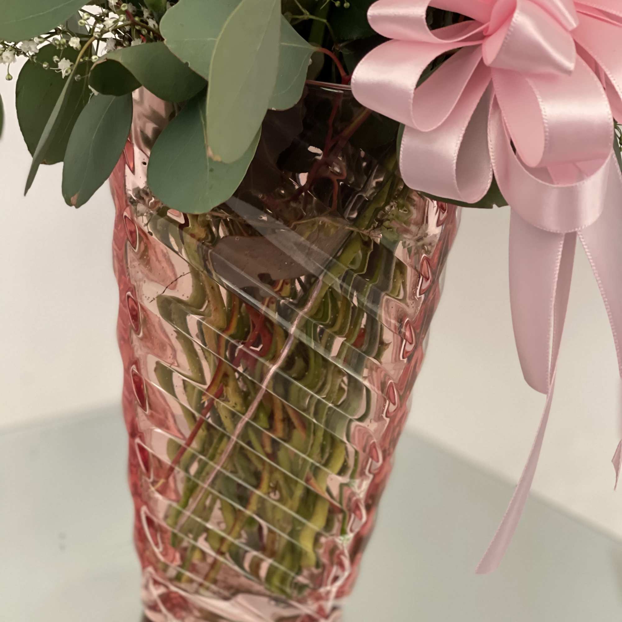 Made in different shades of pinks 