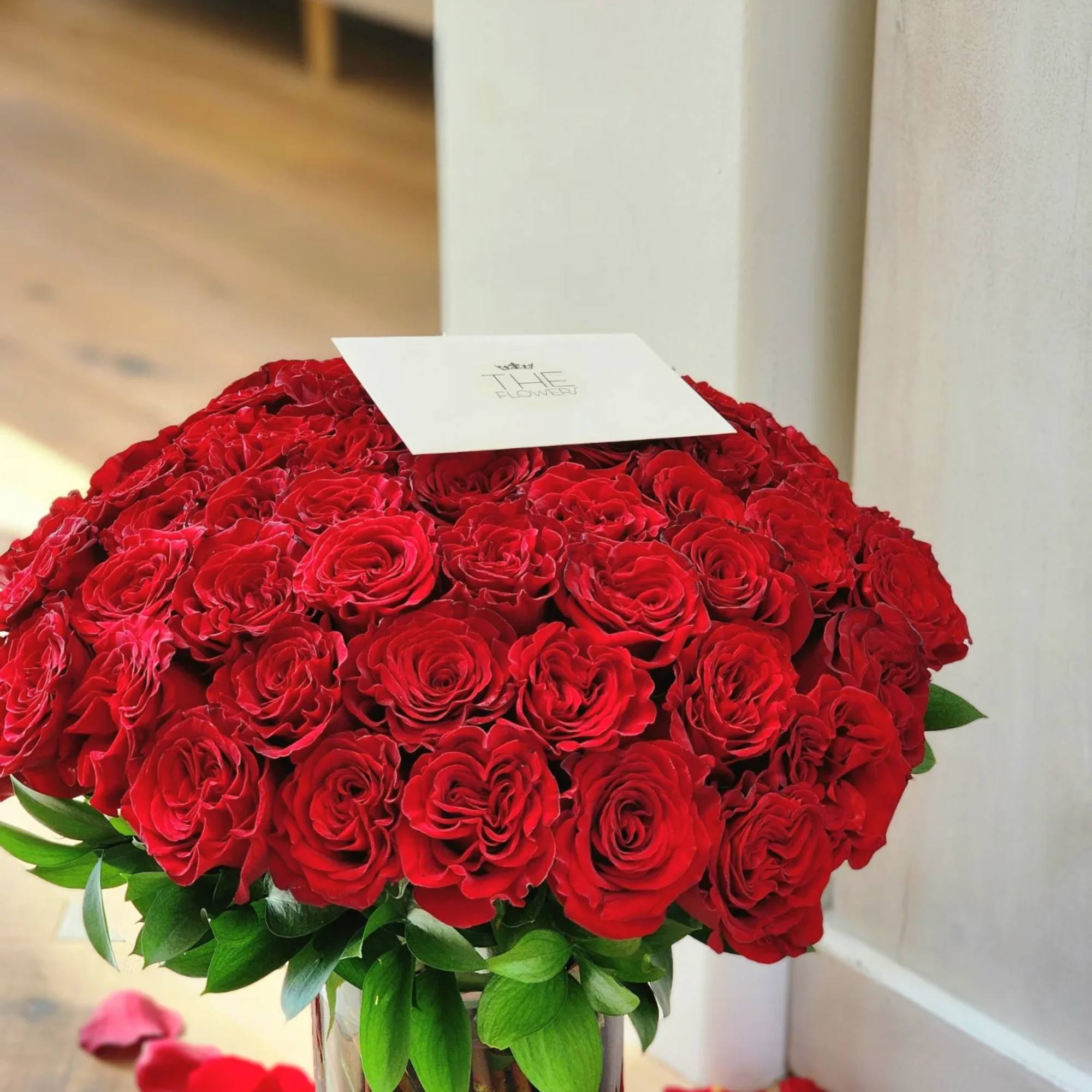 Red roses are the embodiment of love and spiritual attraction, given to