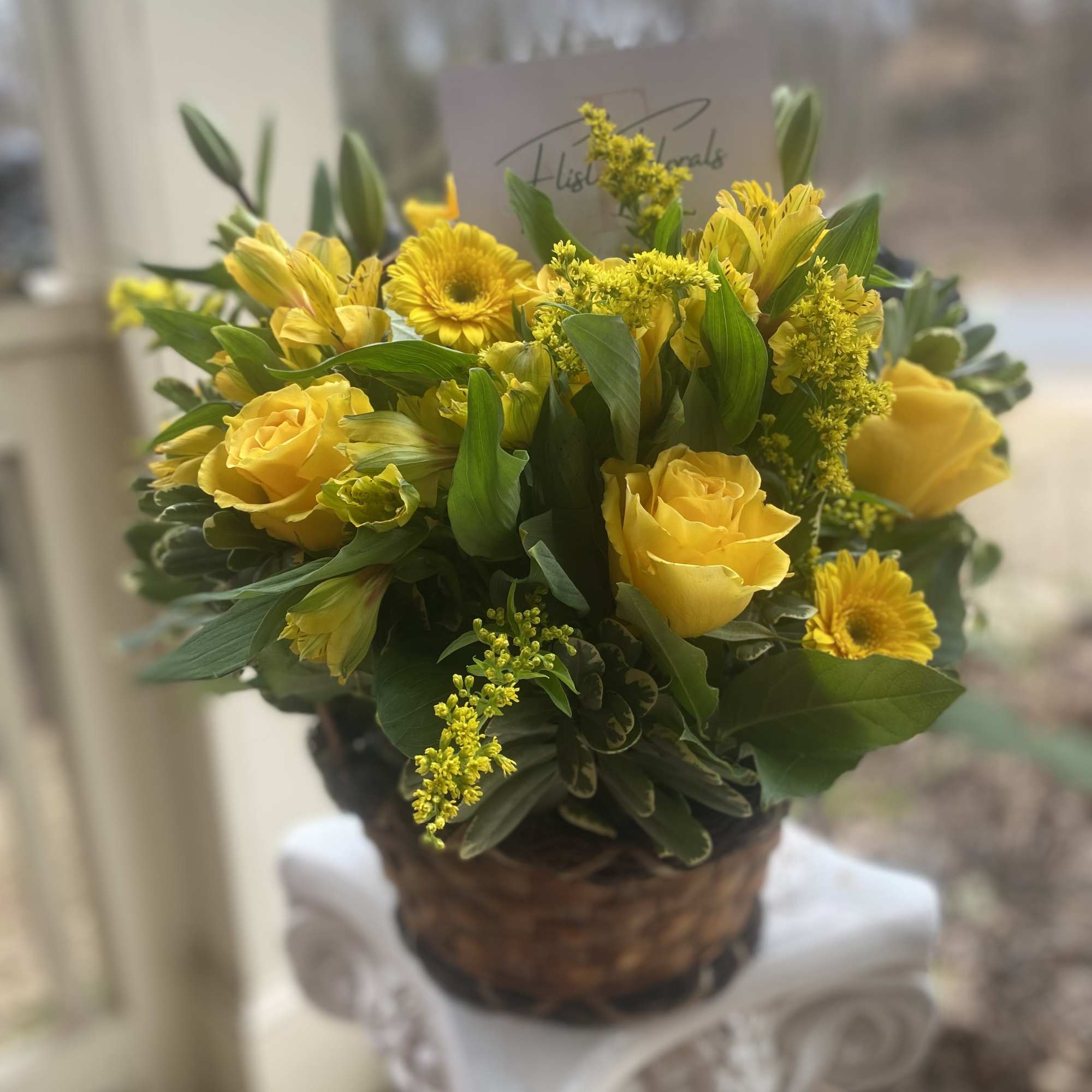 The Heritage Basket has all the makings of a basket filled with The Heritage Basket has all the makings of a basket filled with