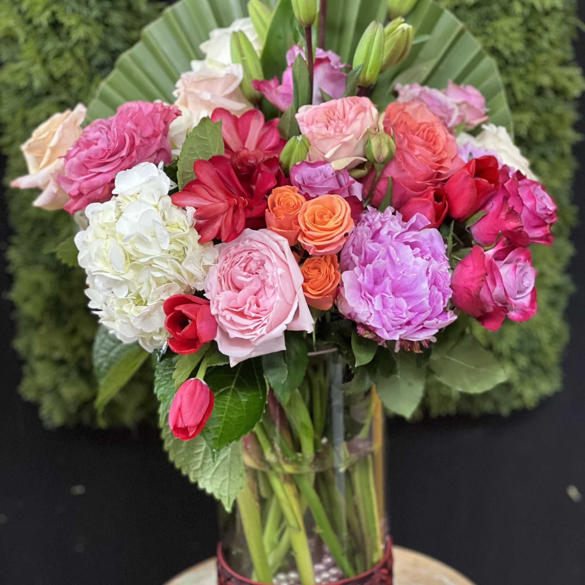 Bundles of seasonal fresh flower arrangements 