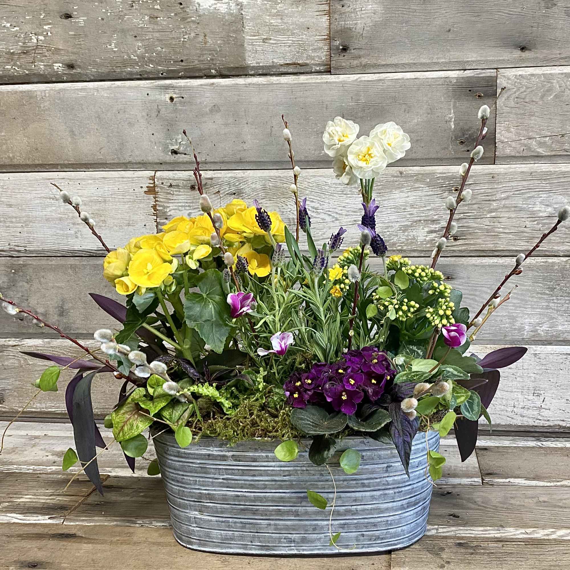 Small Desk, Coffee Table, or Kitchen Blooming &amp; Green Botanicals in your