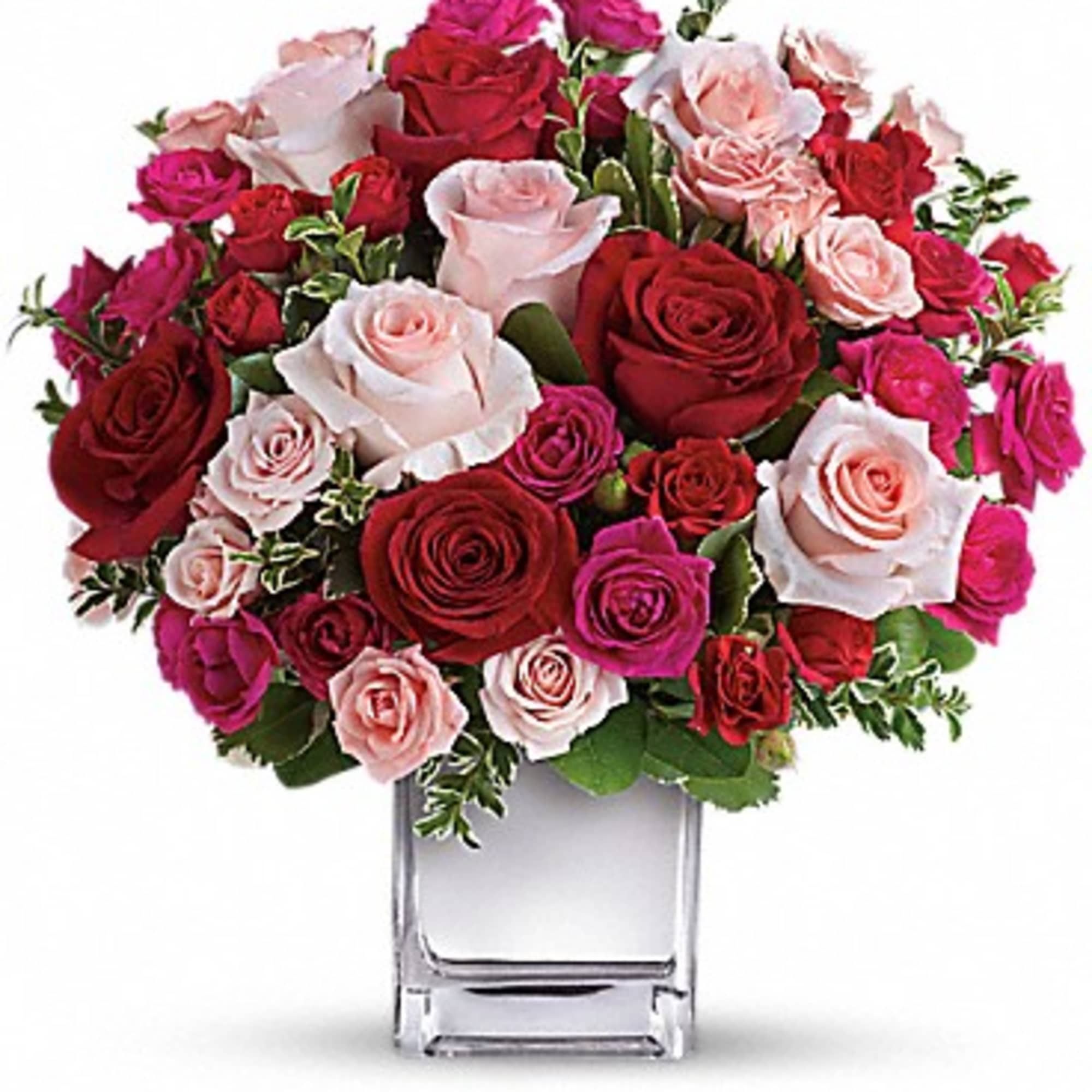 Sing her a love song - with flowers. This lush, loving arrangement