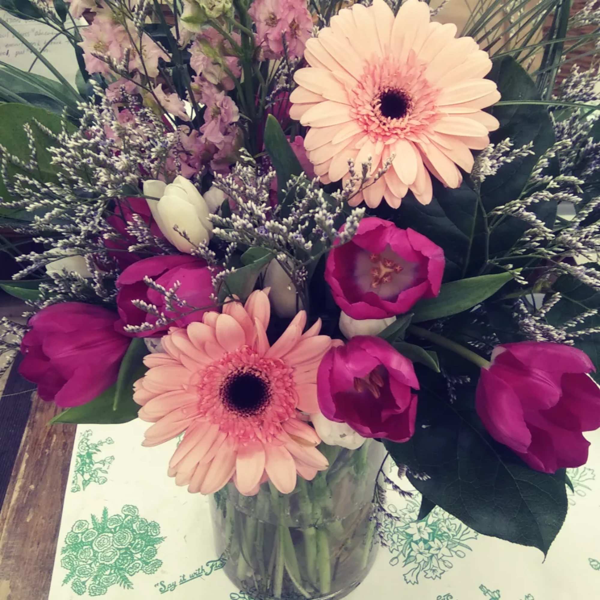 Let us design you a one of a kind arrangement from the