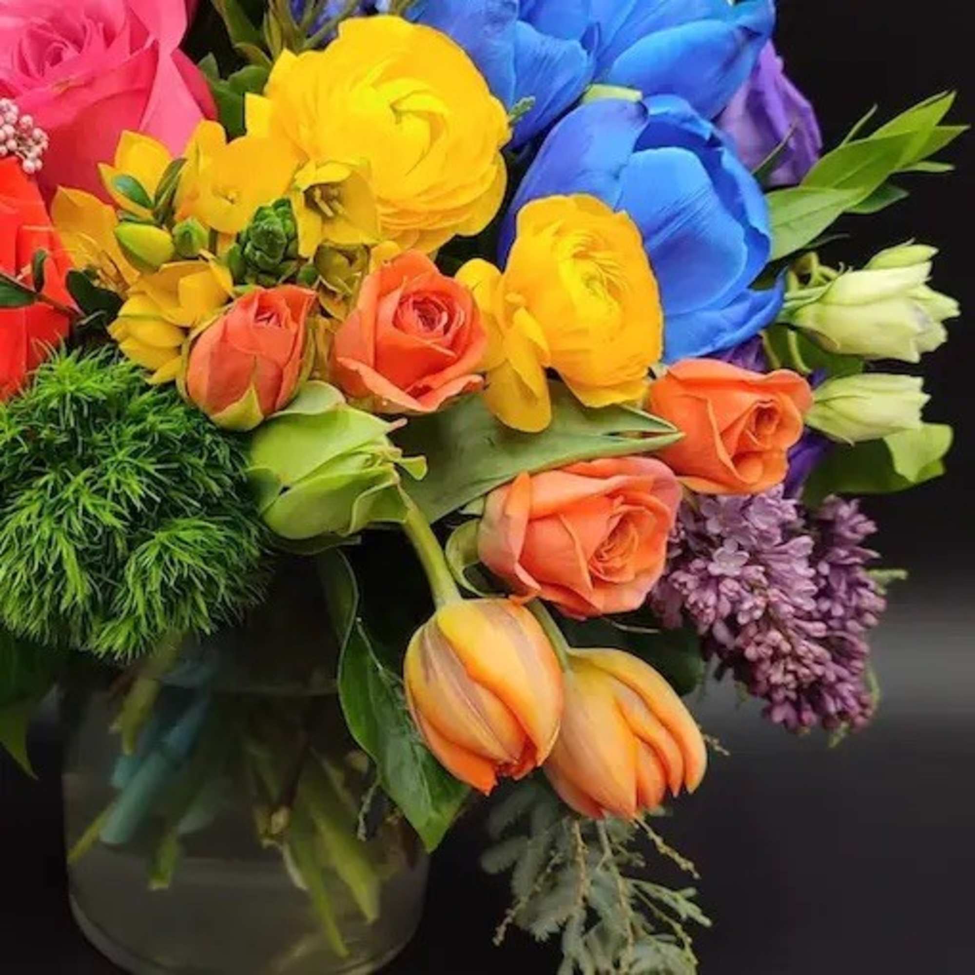 These Flowers are bold and beautiful, doubling as a great centerpiece in