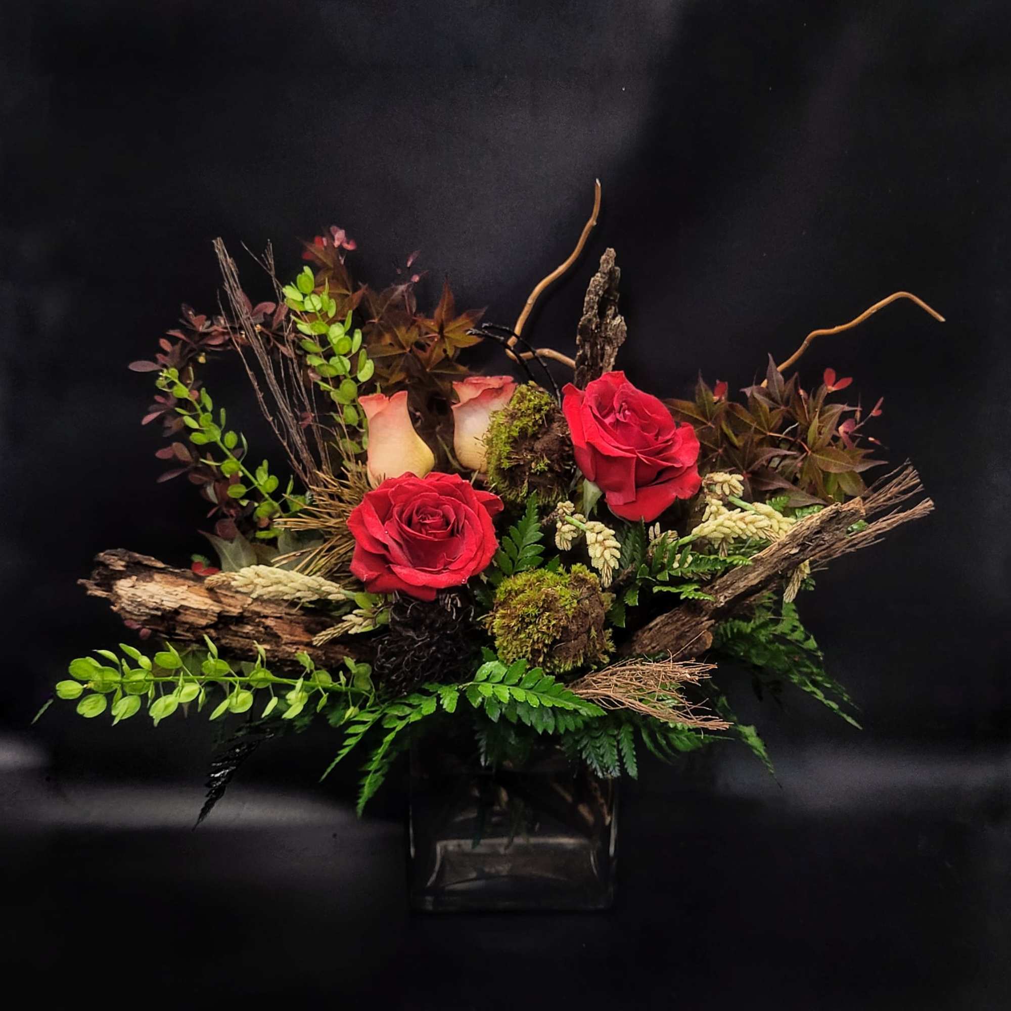 The bouquet pictured reflects our original design for this product. While we