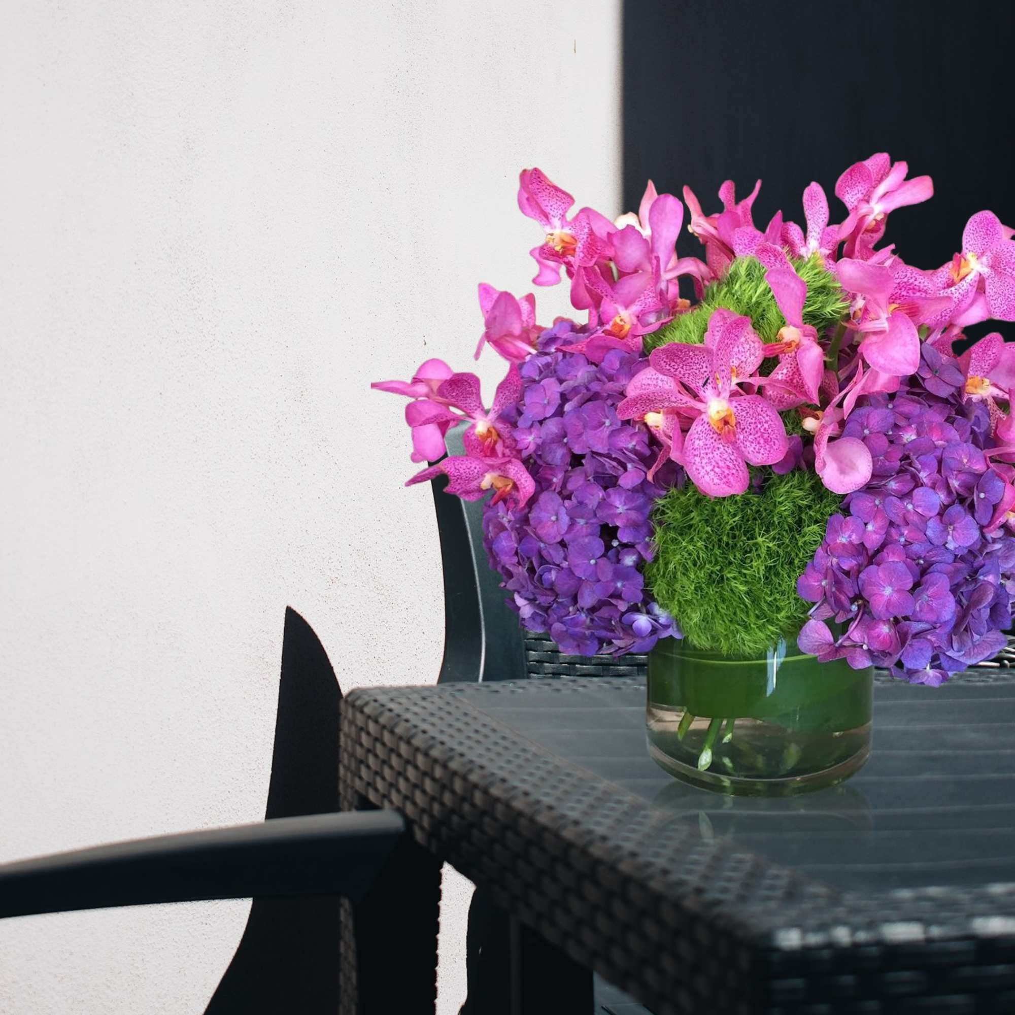 This lush pave features 24 incredible dutch imported roses with whimsical and