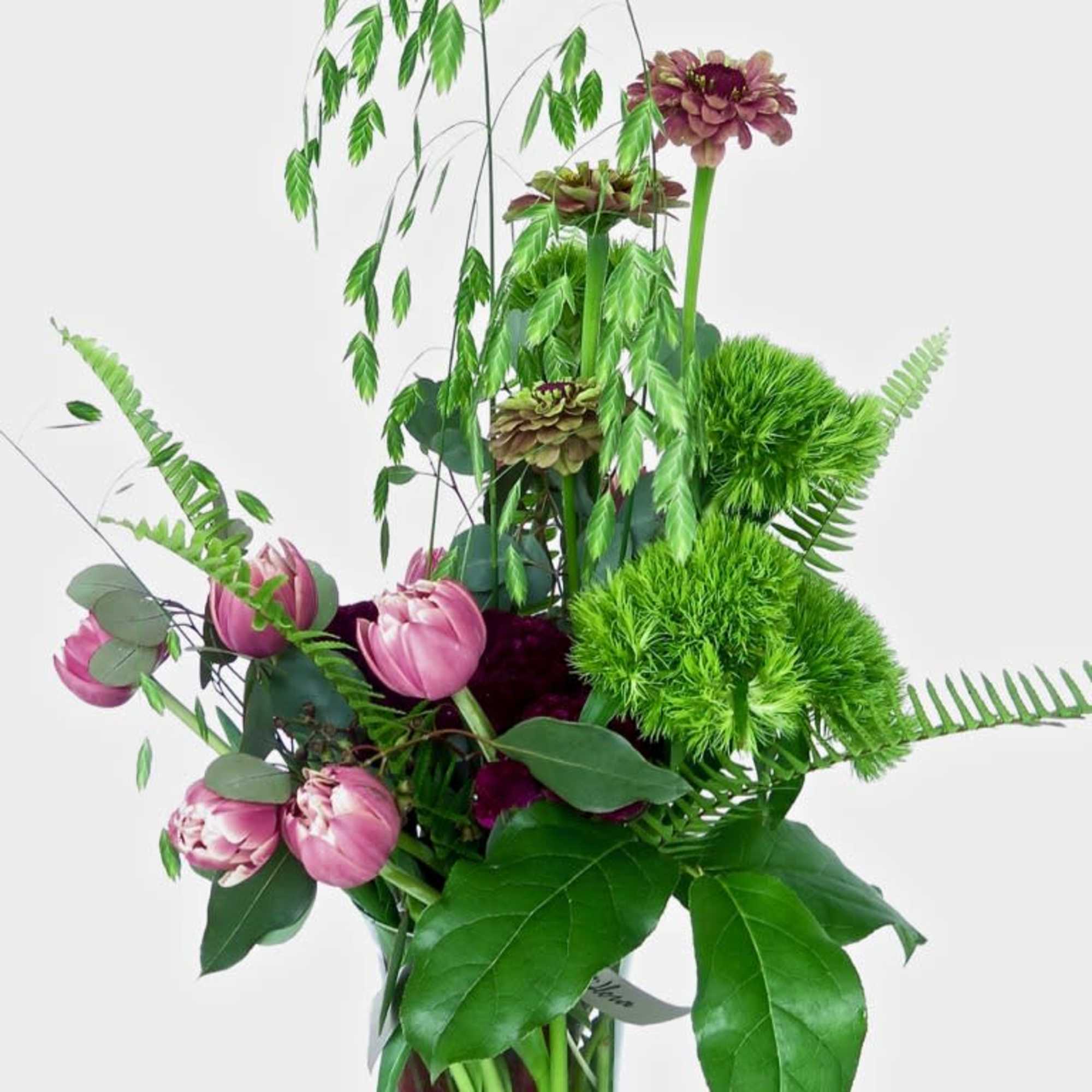 My bouquets are full, fanciful, and glorious, candy to the eye. Choose