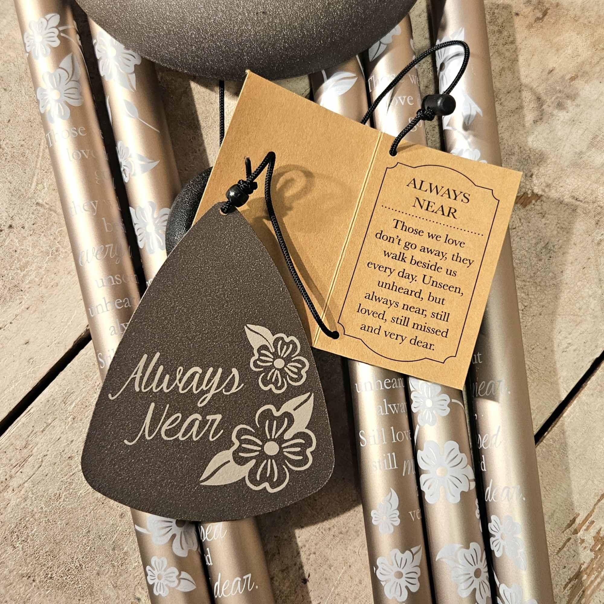 A chime to send to the grieving family to let them know