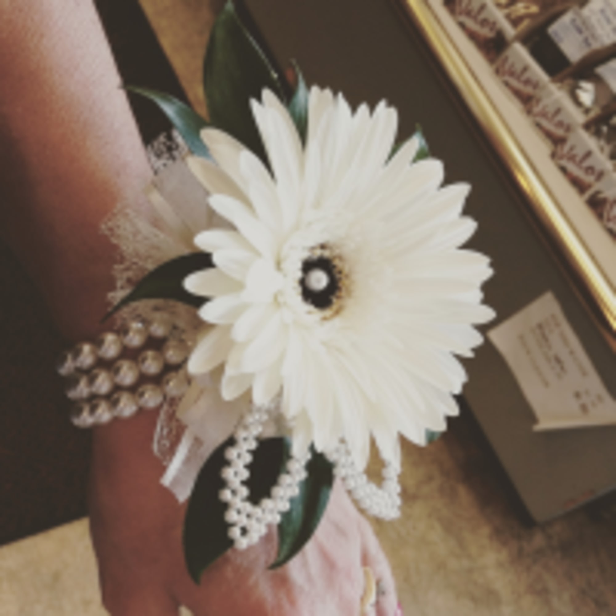 True White Gerber Daisy Corsage in Mount Sterling, KY