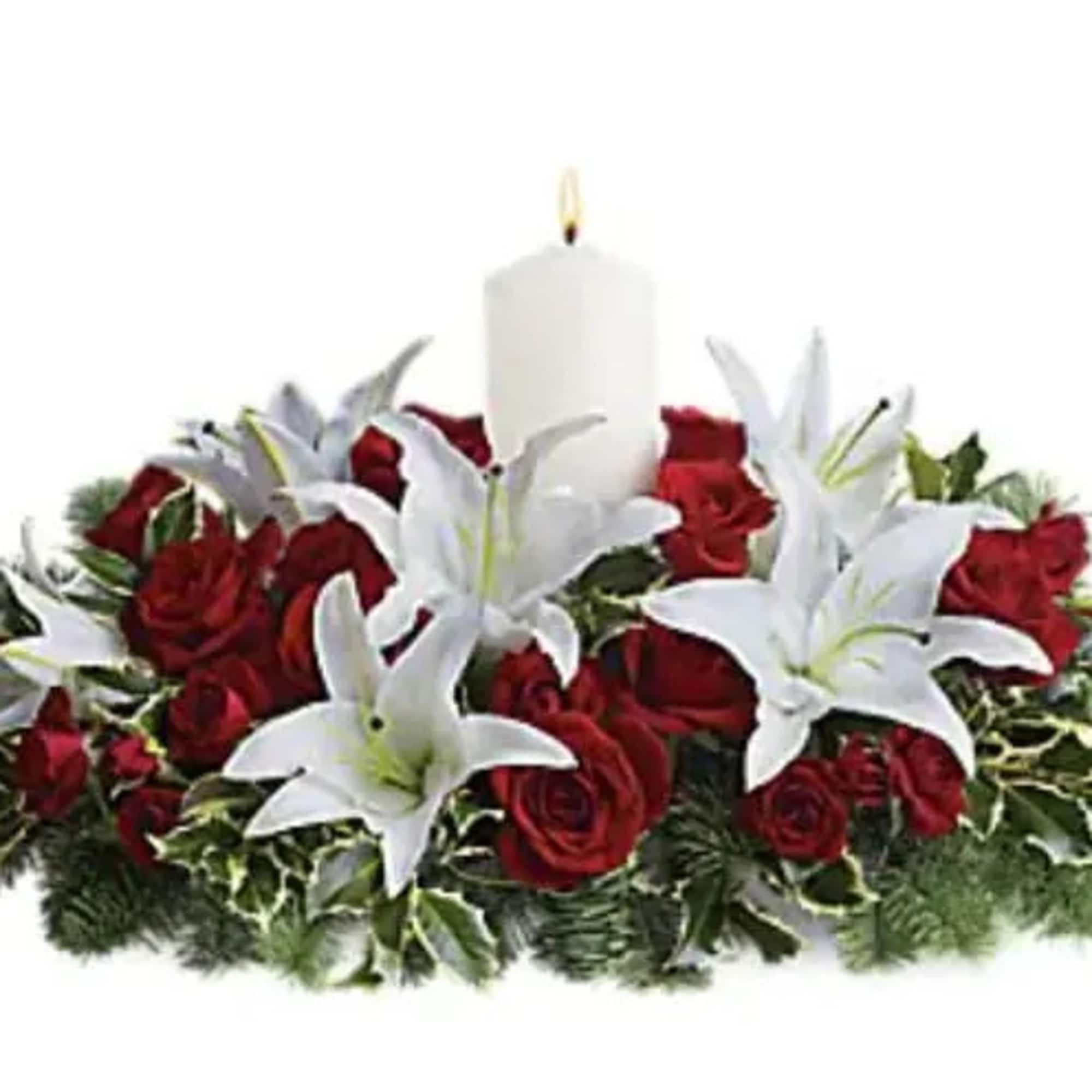 This luminous centerpiece is a glowing way to spread the joy of