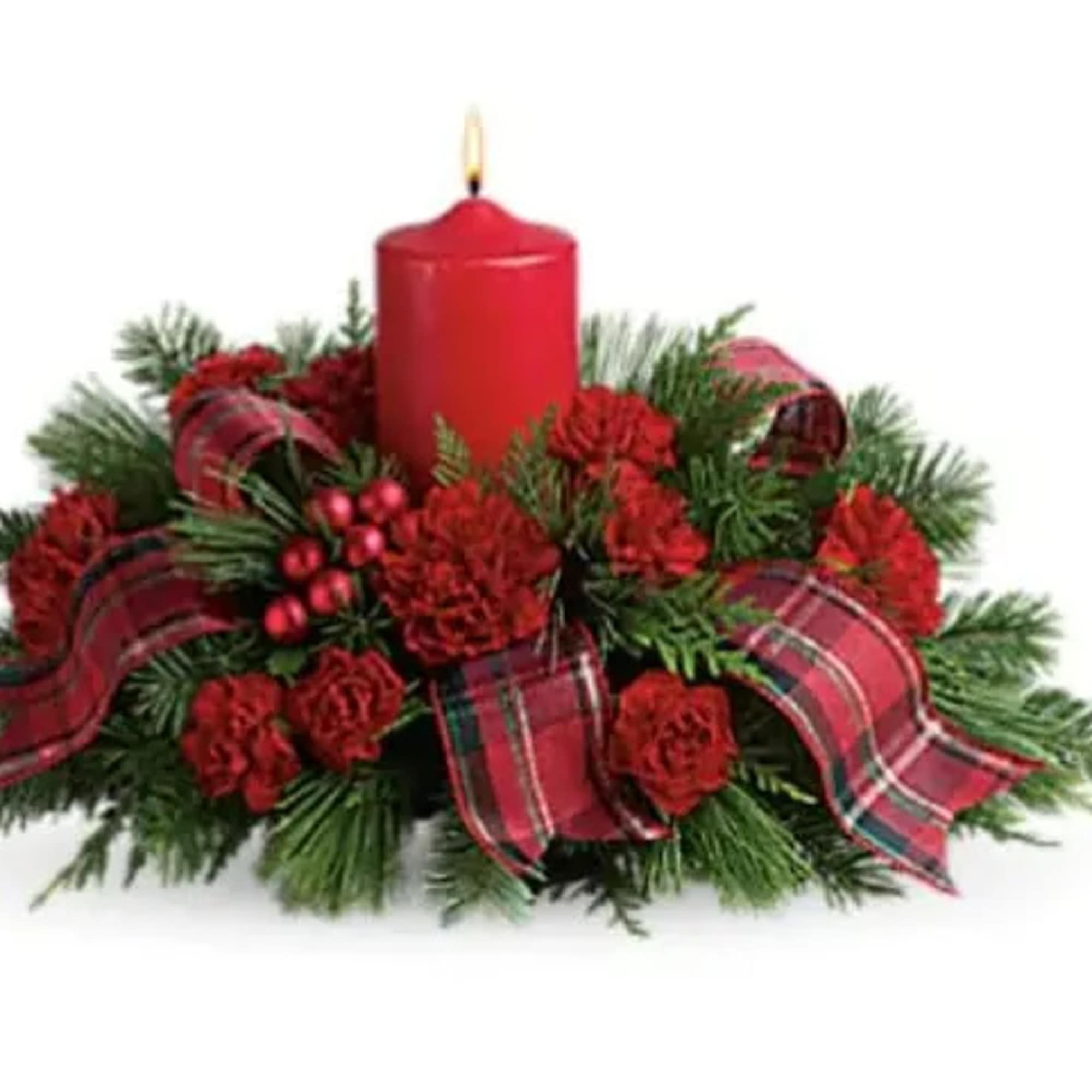 This beautiful arrangement is the perfect way to celebrate the holidays with