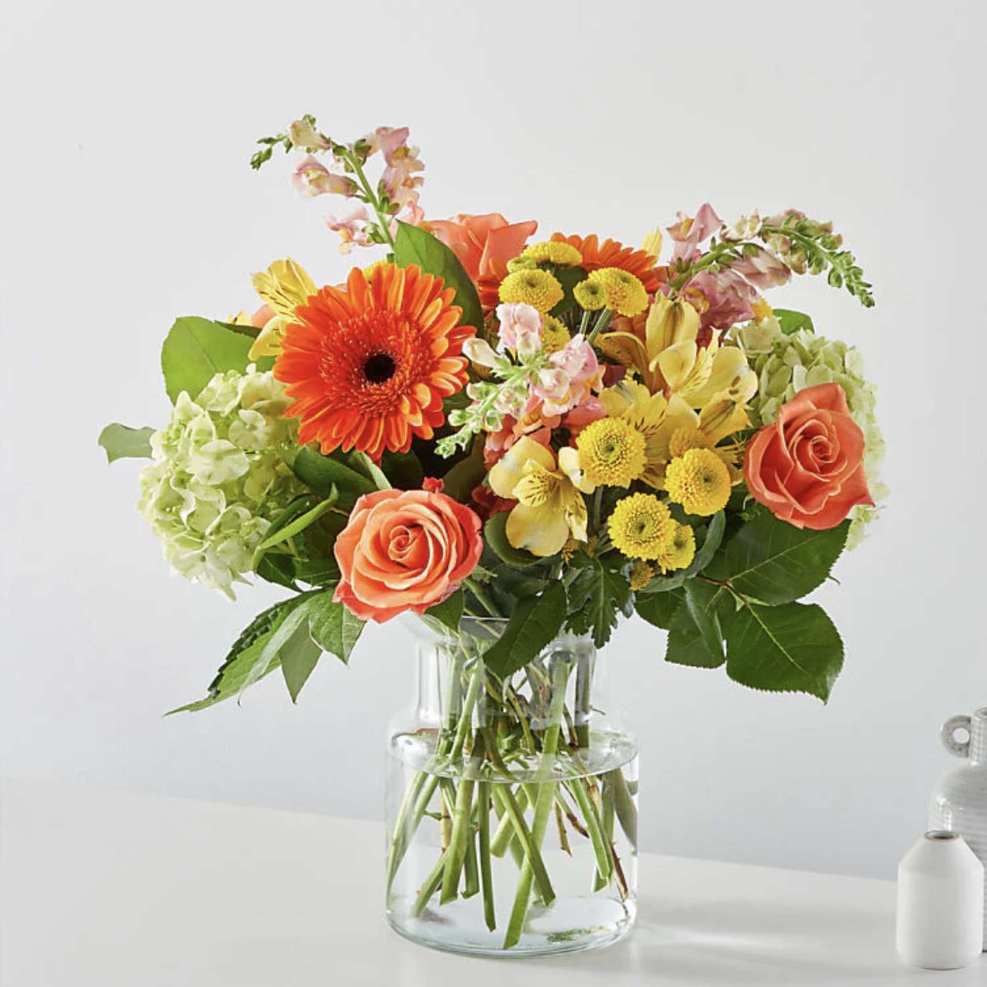 The spirit of a sunny autumn day in a beautiful bouquet by
