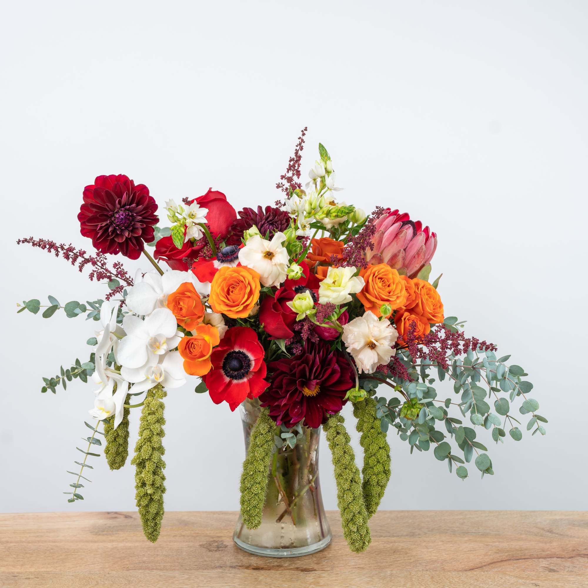 Start your summer off right with a tropical, brightly toned flower arrangement!