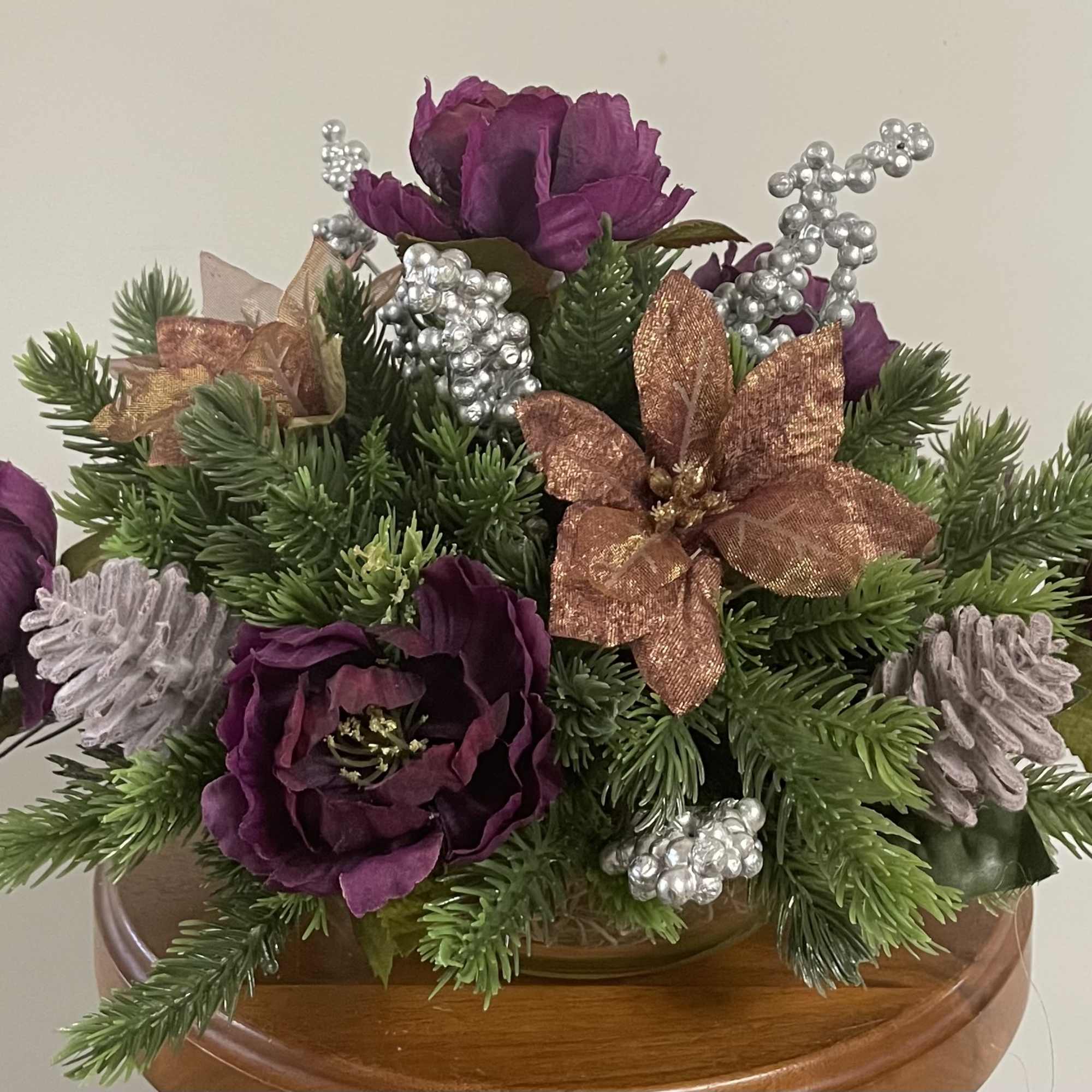 WINTER CENTERPIECE / SILK
14x8.5

