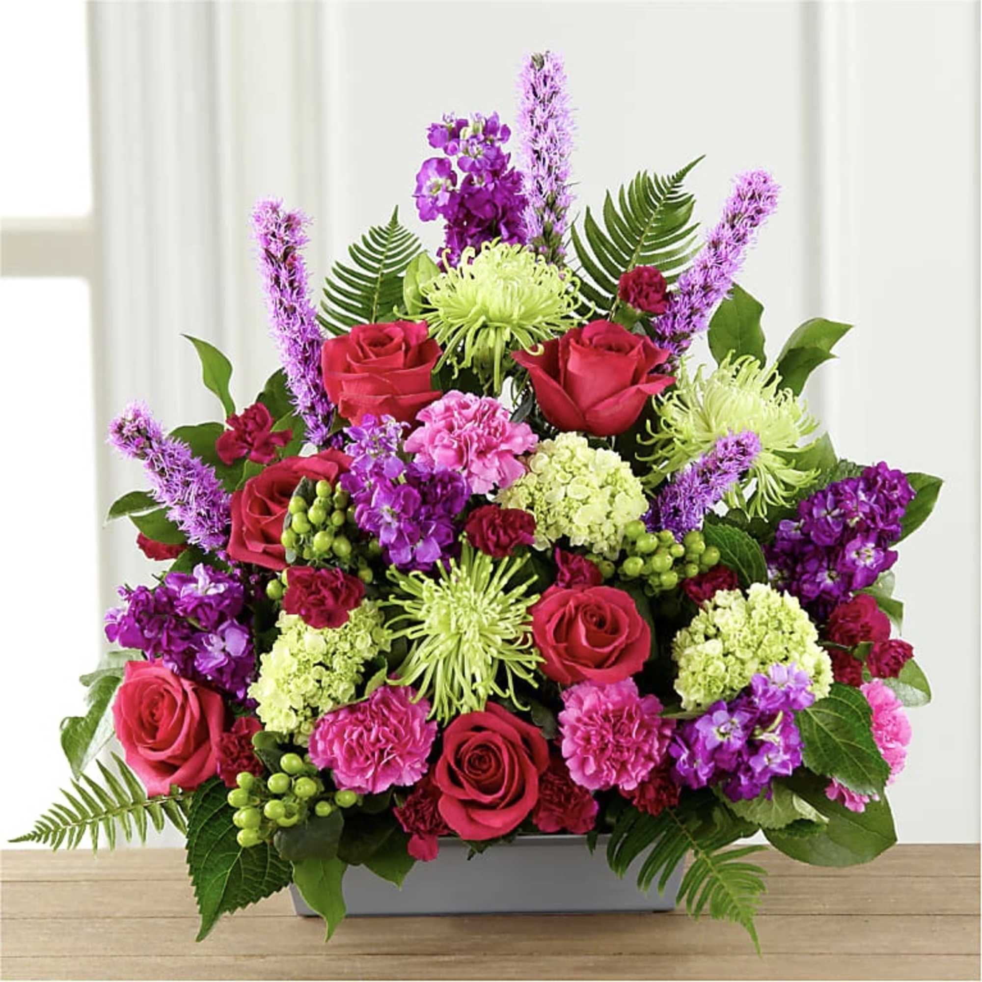 WARM EMBRACE ARRANGEMENT
A lovely way to say, "farewell," this bright, beautiful arrangement WARM EMBRACE ARRANGEMENT
A lovely way to say, "farewell," this bright, beautiful arrangement
