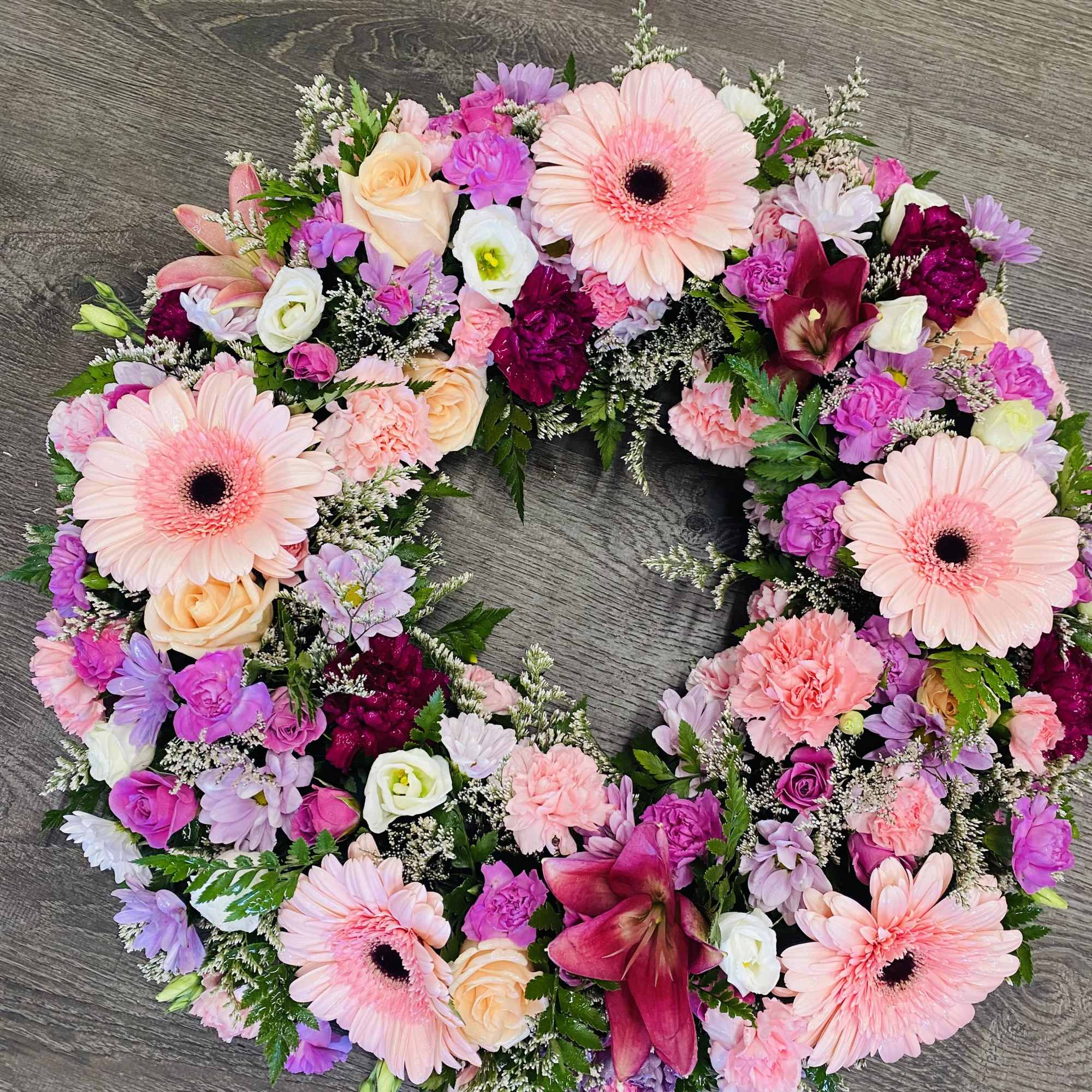 Sleep in Peace Wreathby A Blossom Shop