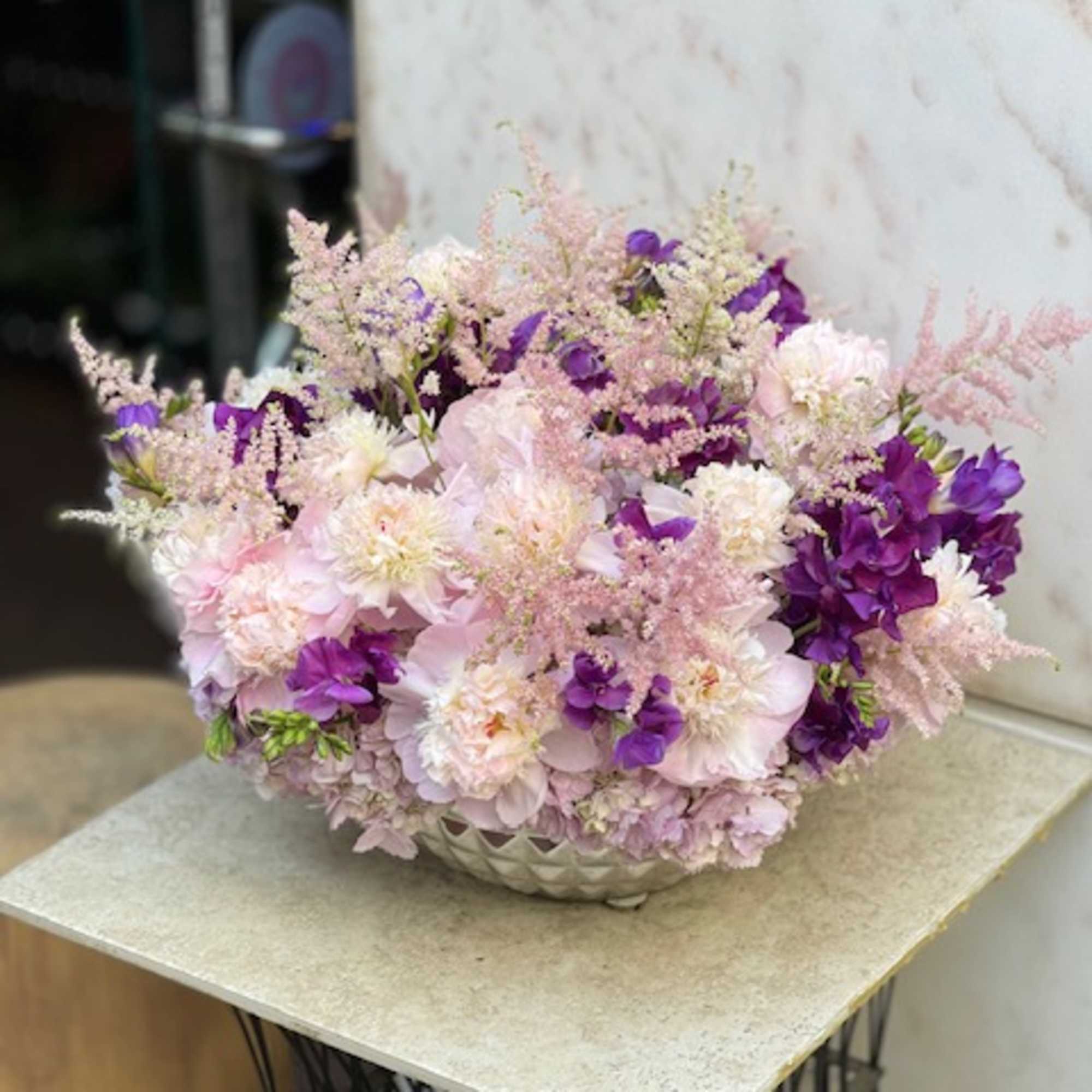 Immerse yourself in the regal charm of the &quot;Regal Tranquility&quot; arrangement, a