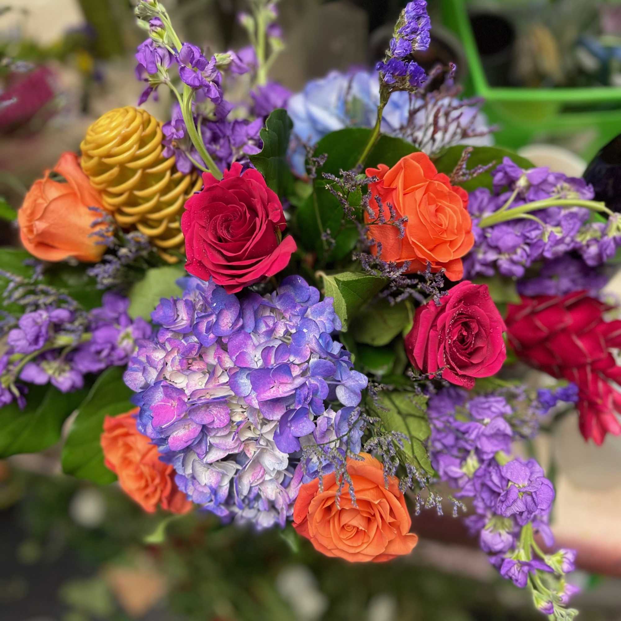 Send a bouquet worthy of a tropical hello to a friend or