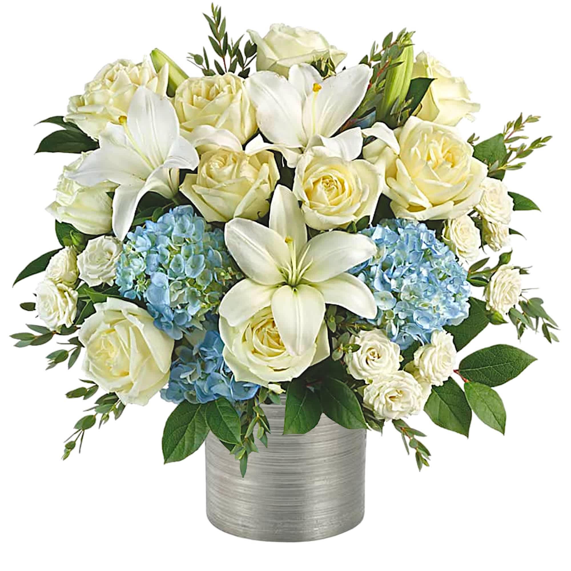Capture the magic of the sparkling sea with this soothing arrangement of