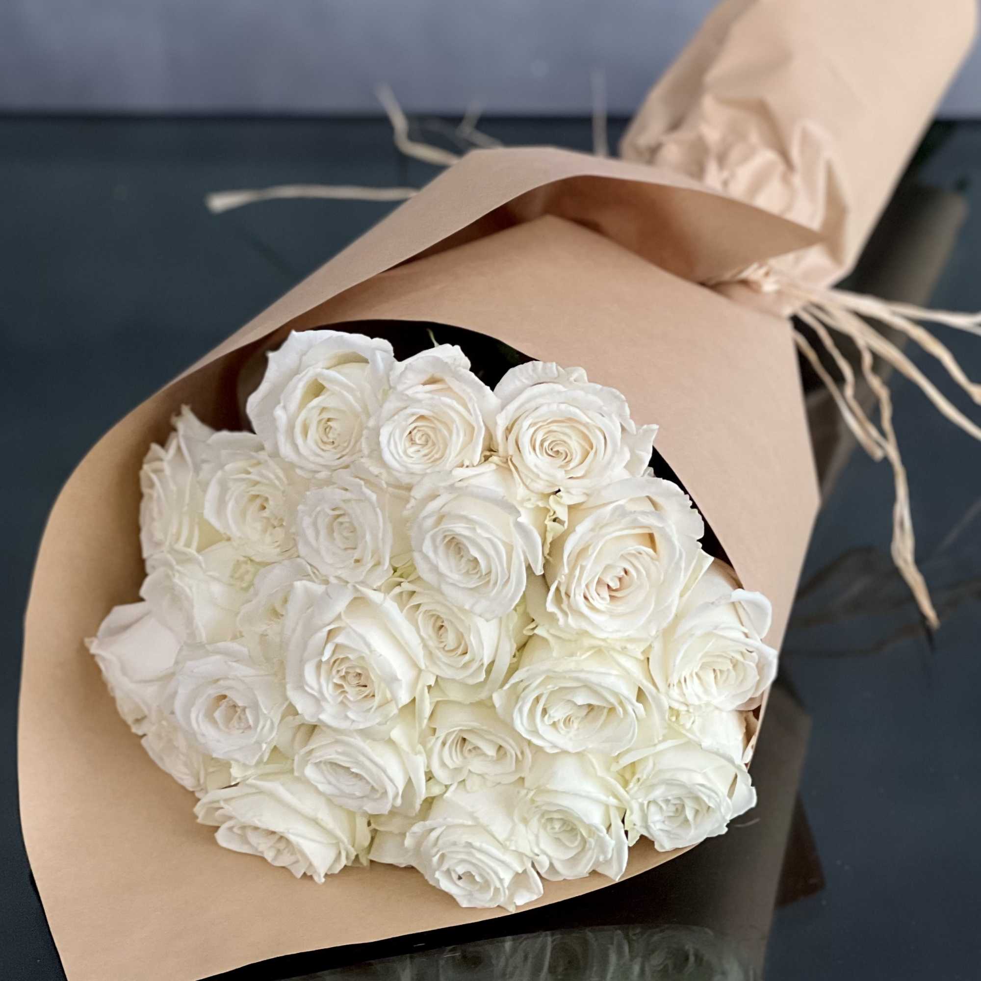 Certainly! A bouquet of 24 red roses is a classic and romantic