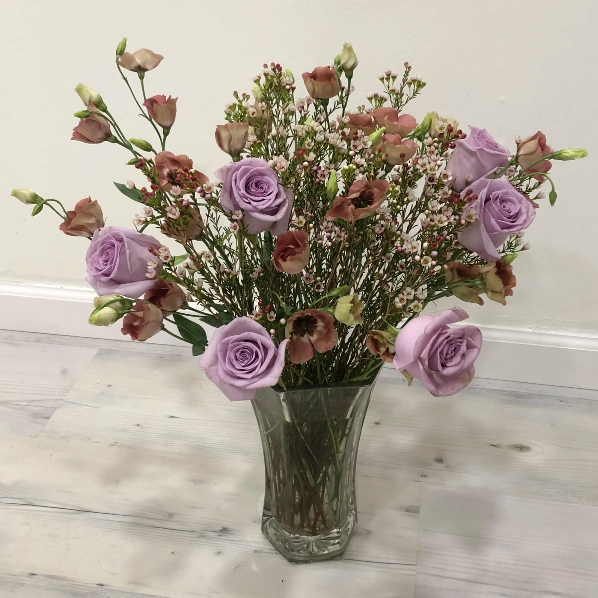 A bouquet that takes you away to a field of dreamy purple