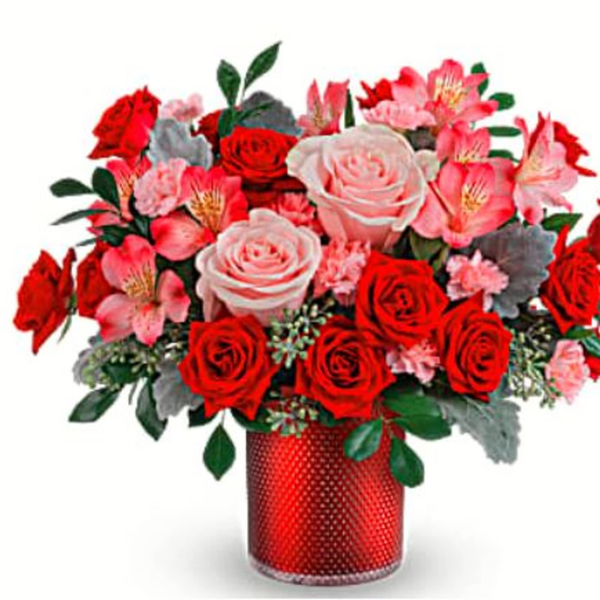 Embossed with an elegant diamond pattern and shimmering with a pearlescent finish