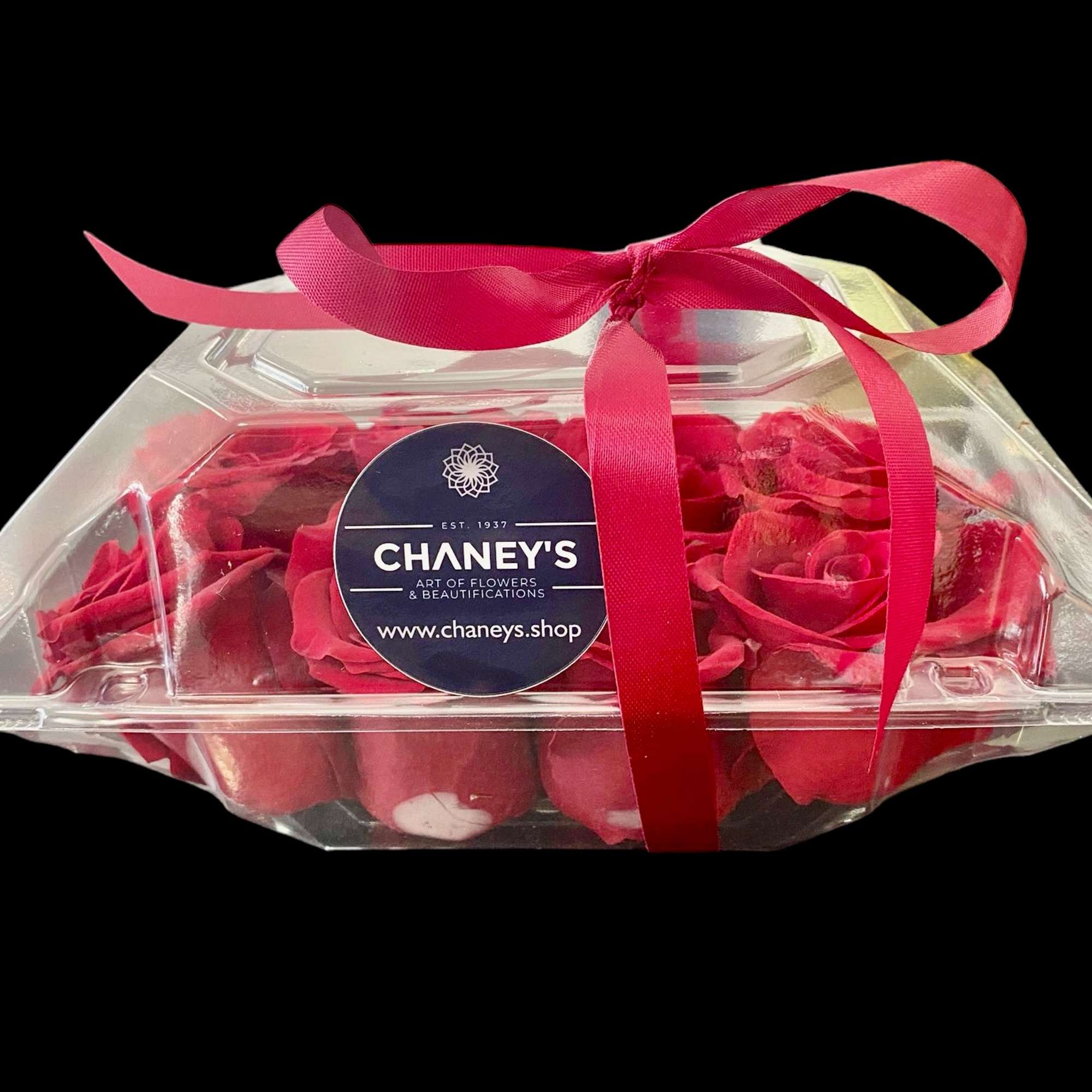 8 counts of fresh cut red rose heads. For decoration use, a