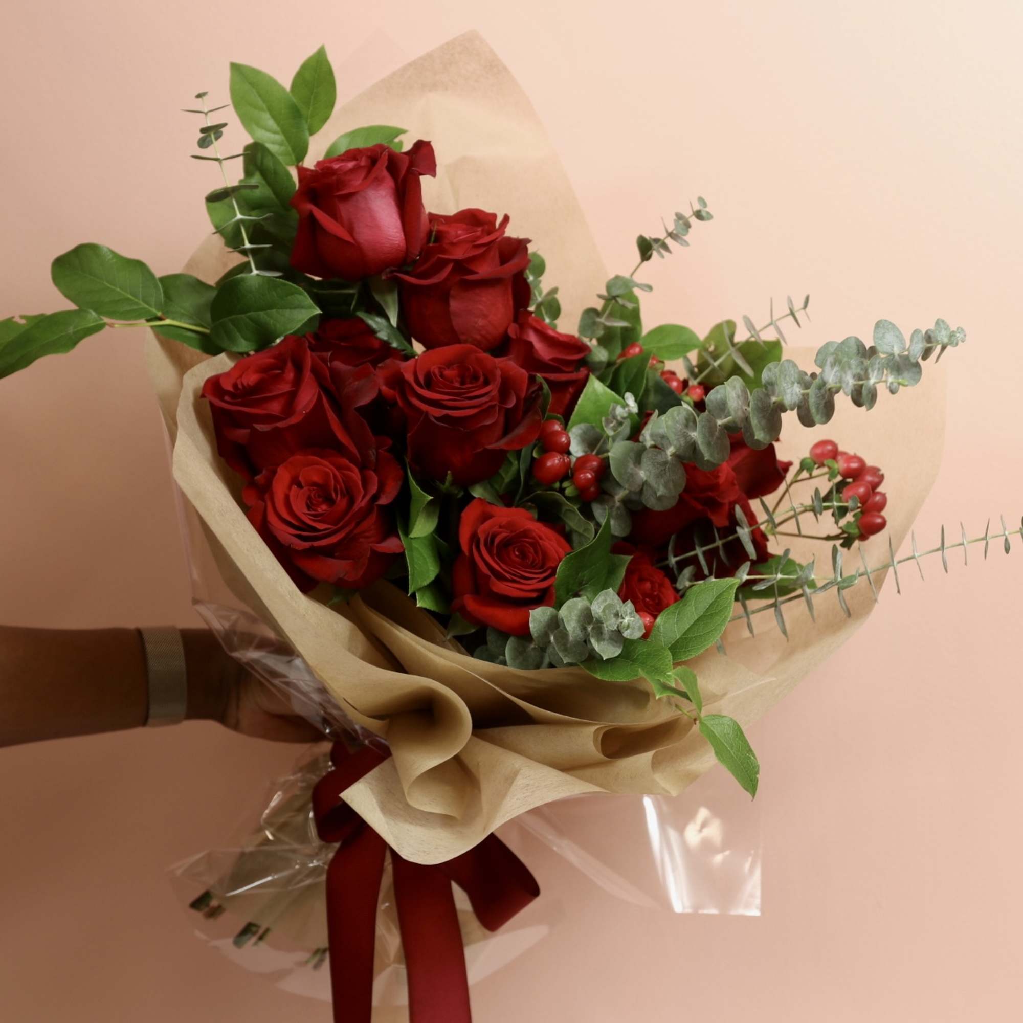 Introducing our Red Rose Hand-Tie Bouquet – a contemporary twist on the Introducing our Red Rose Hand-Tie Bouquet – a contemporary twist on the