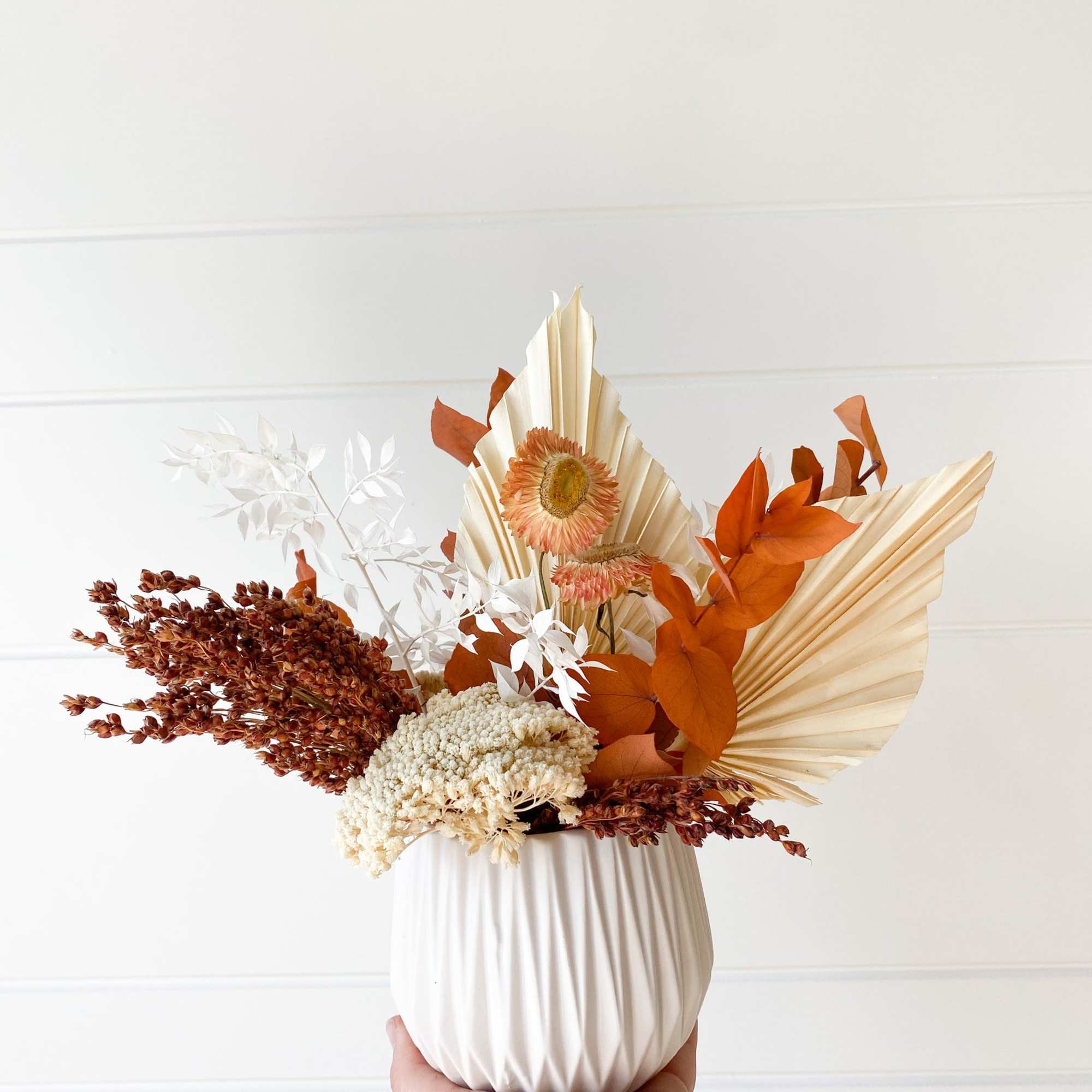 Dried flowers create a beautiful gift for a friend or addition to