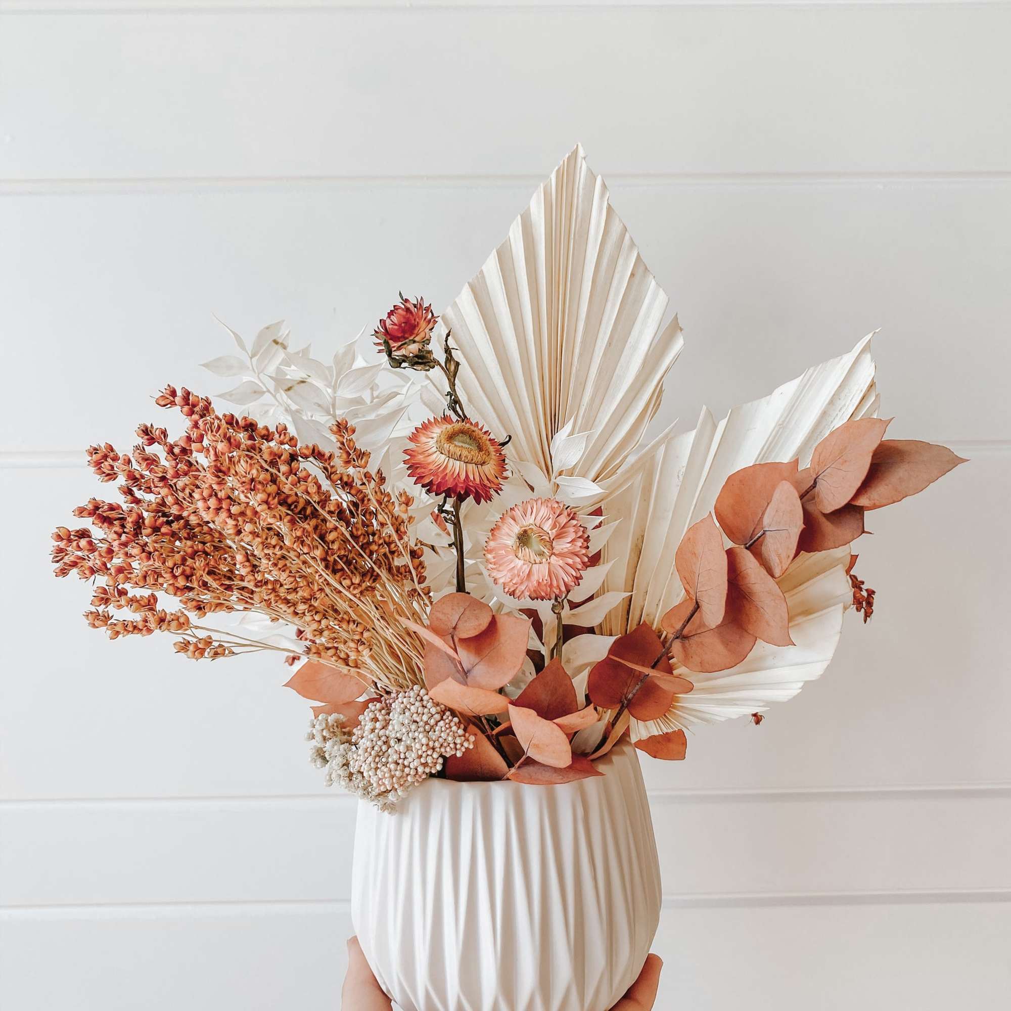 Dried flowers create a beautiful gift for a friend or addition to