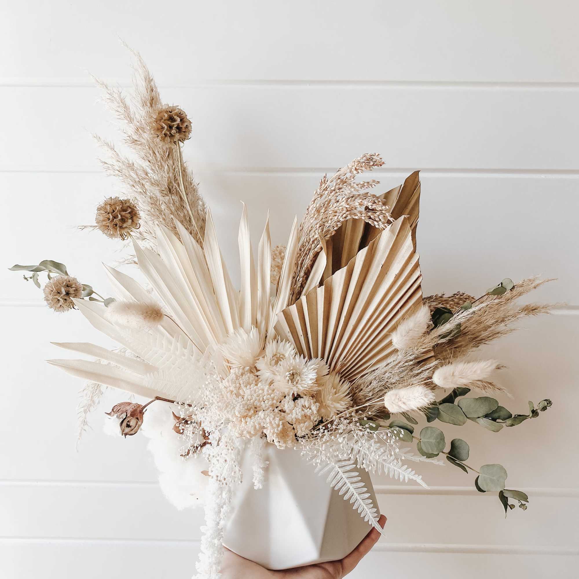 Dried flowers create a beautiful gift for a friend or addition to