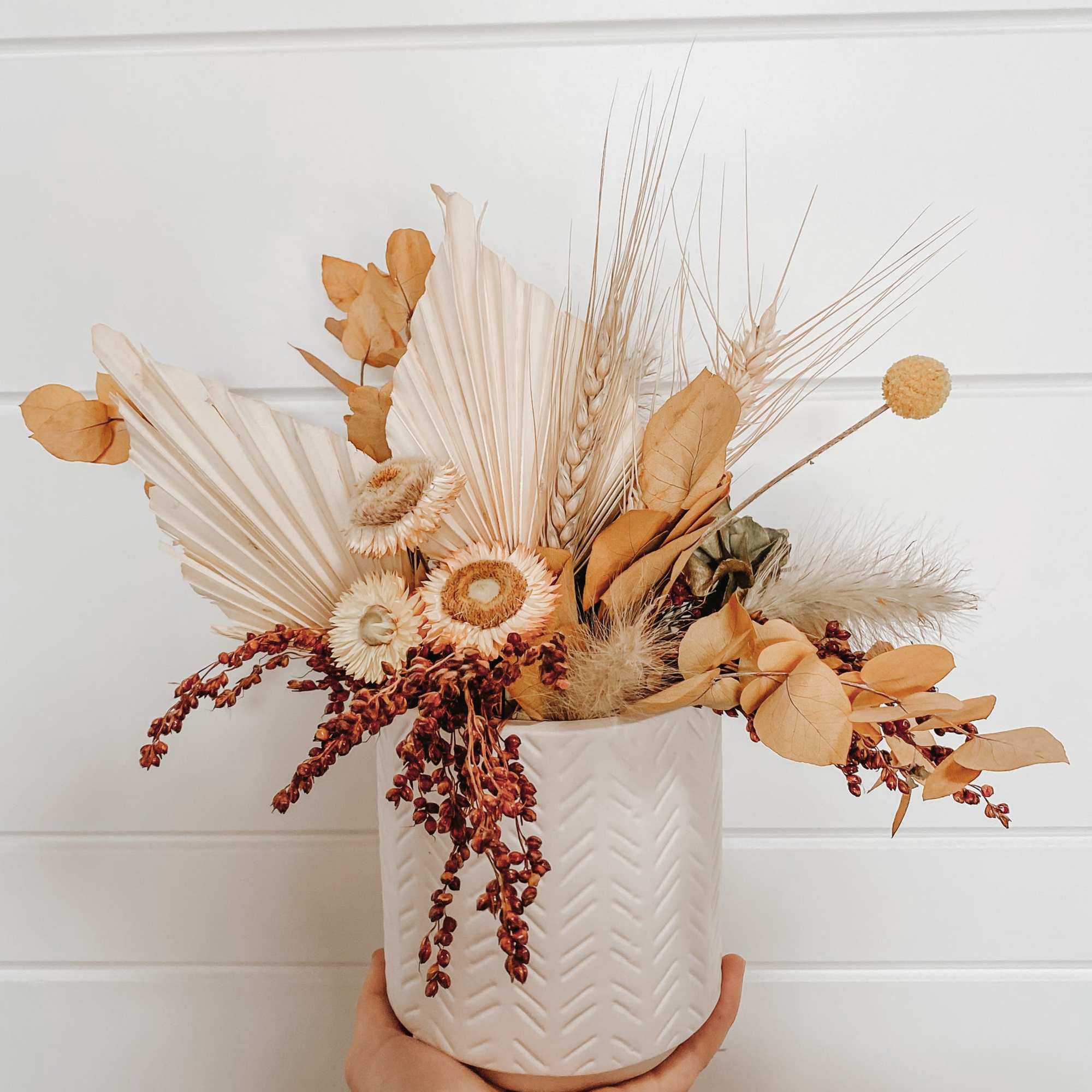 Dried flowers create a beautiful gift for a friend or addition to