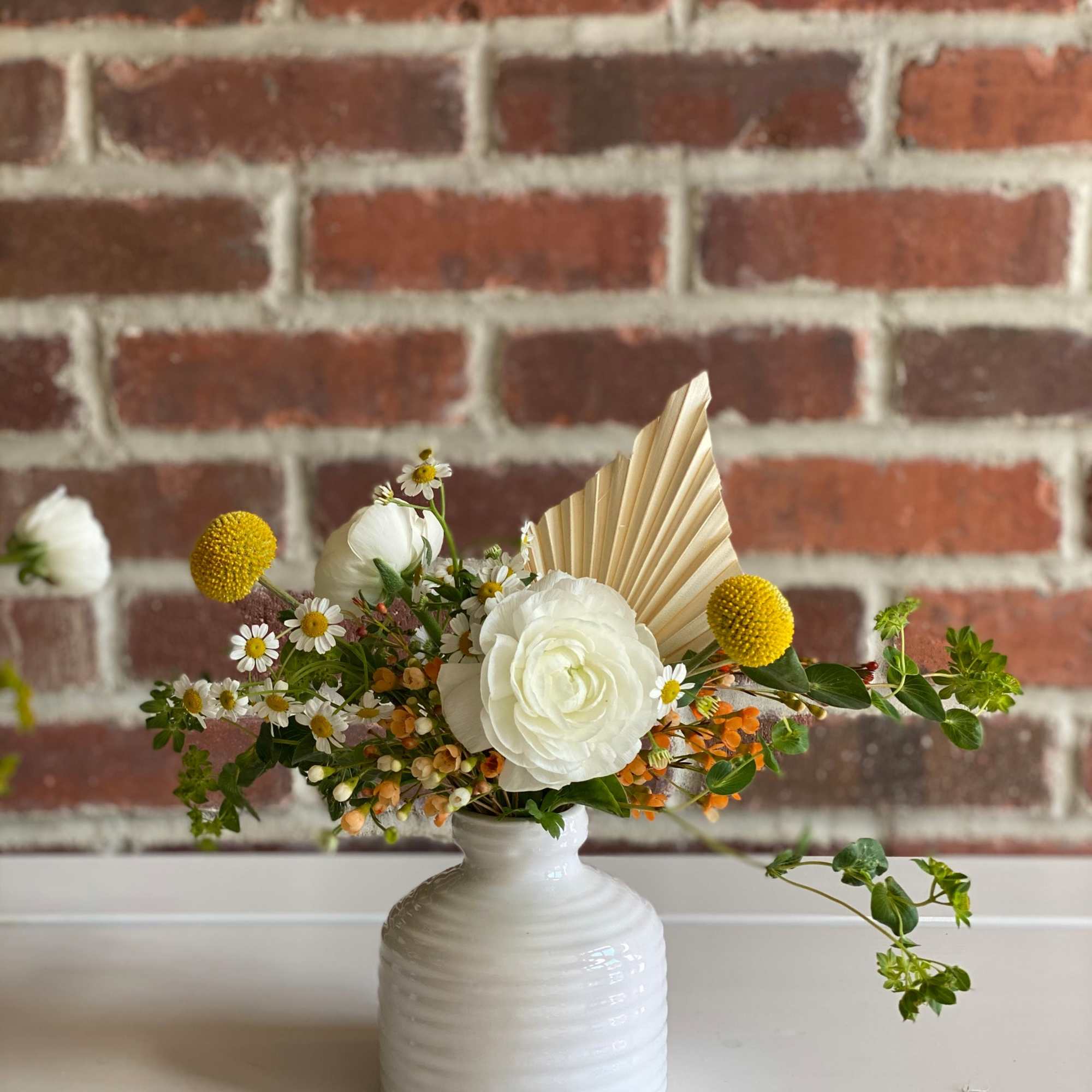A fun mix of blooms to accent your table set up in