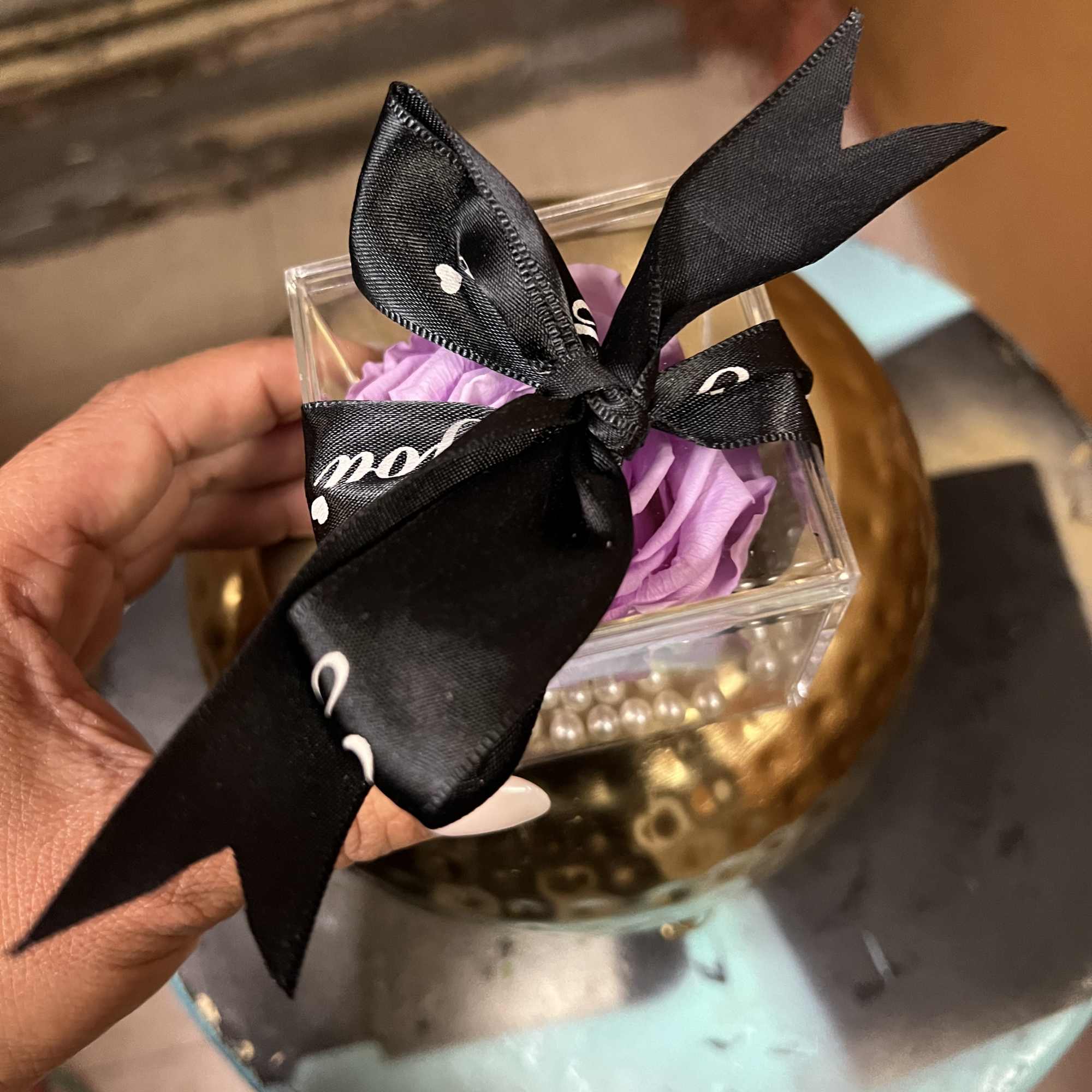 One preserved Ecuadorian rose to last 3-5 years , that signifies eternal One preserved Ecuadorian rose to last 3-5 years , that signifies eternal