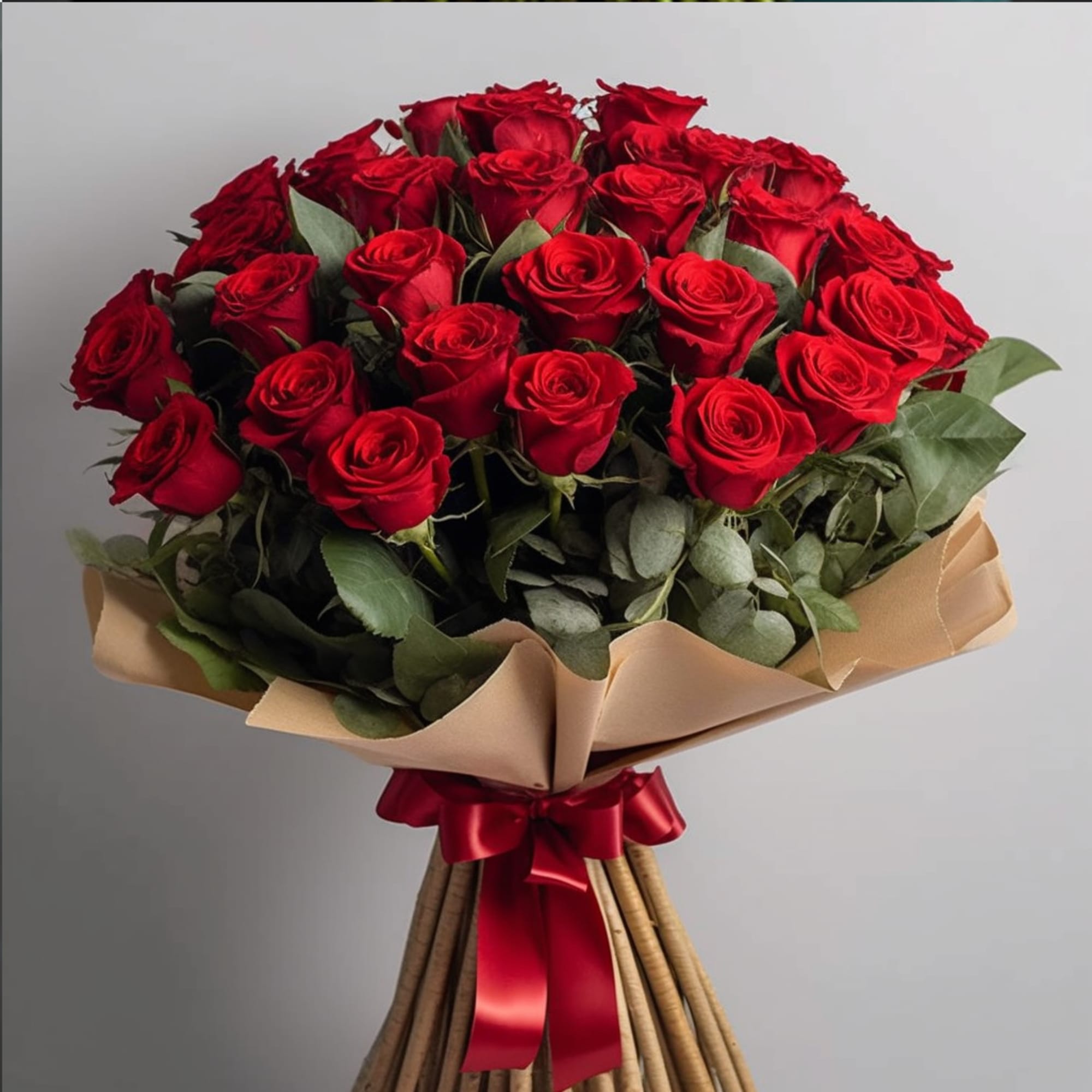 Beautiful Long Stem Red Roses ( any color available )