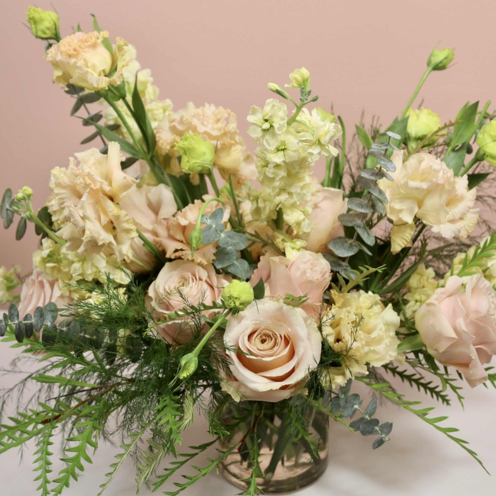 Introducing our exquisite Beatrice! This arrangement is thoughtfully designed in a circular Introducing our exquisite Beatrice! This arrangement is thoughtfully designed in a circular