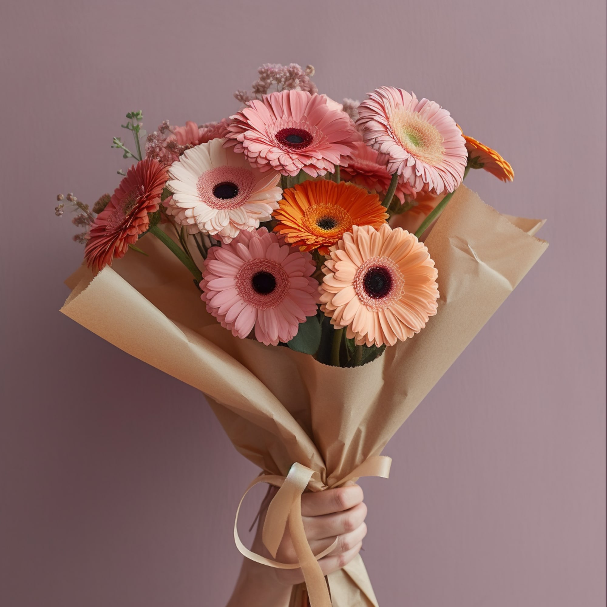 Mix flowers gerbera, daisy