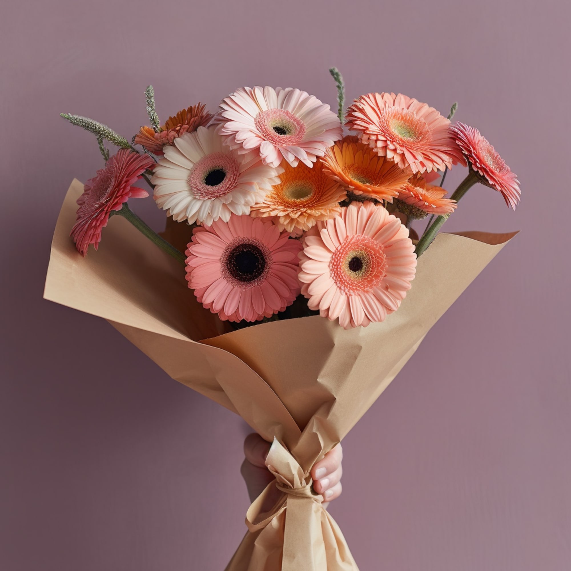 Mix flowers gerbera, daisy