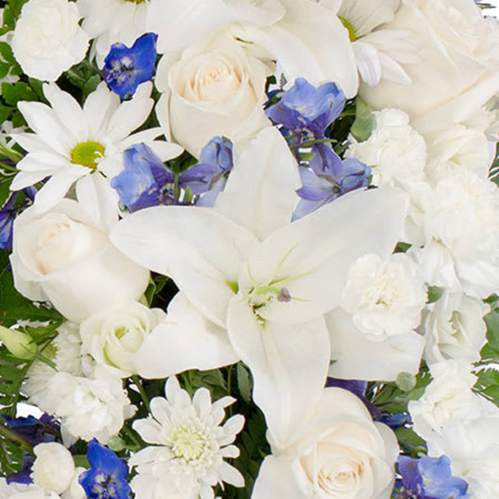 Standing Blue Wreath
