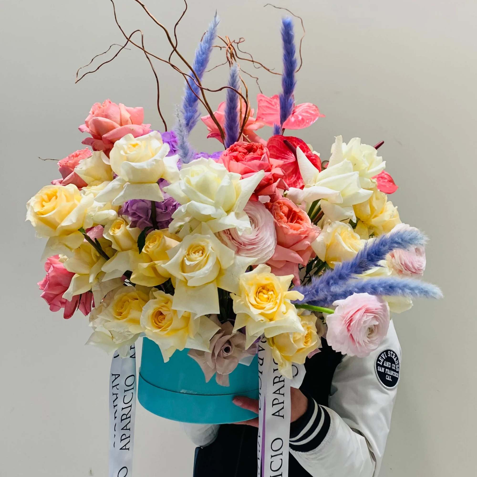 Our &quot;Romance in Venice&quot; Floral Basket is the epitome of elegance and