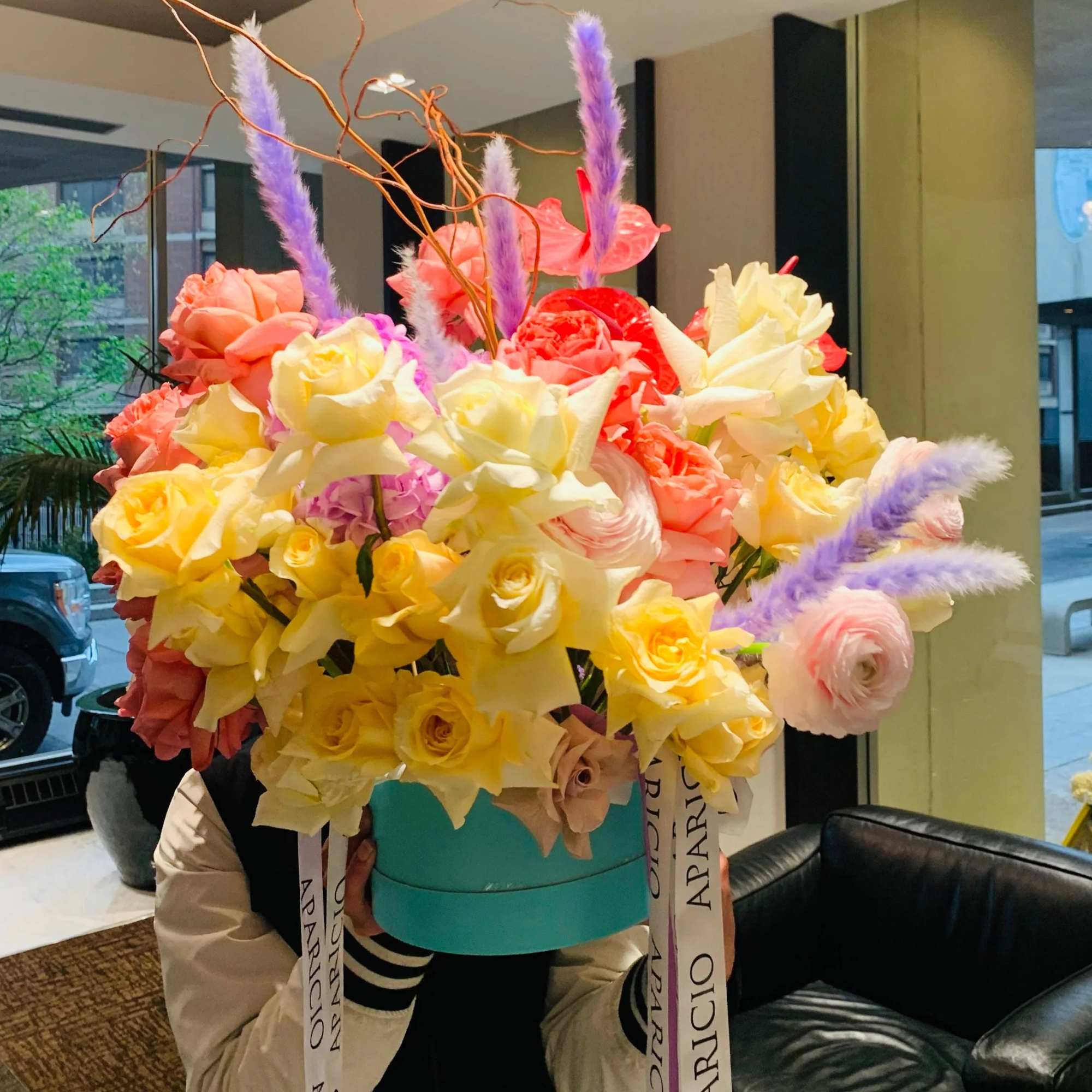 Our &quot;Romance in Venice&quot; Floral Basket is the epitome of elegance and