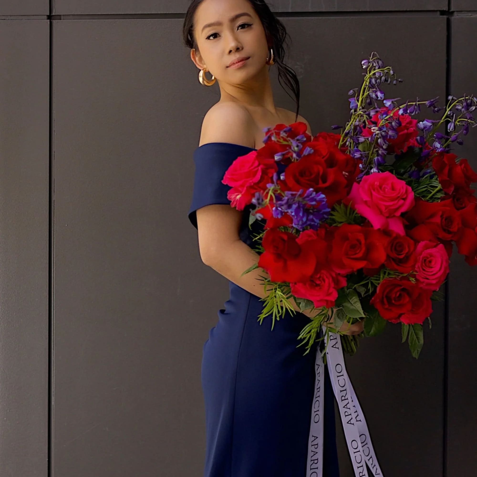 Our &quot;Passion in Madrid&quot; designer bouquet is a bold and passionate floral