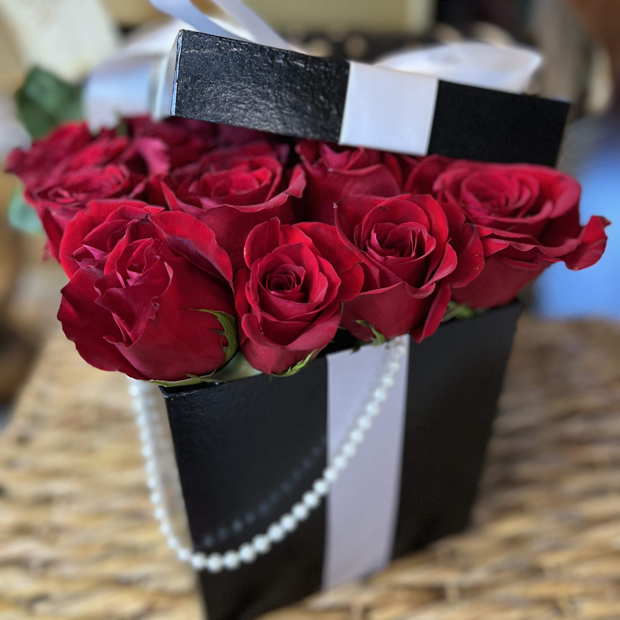 XL Box of   24 Red Large Bloom Premium Roses 