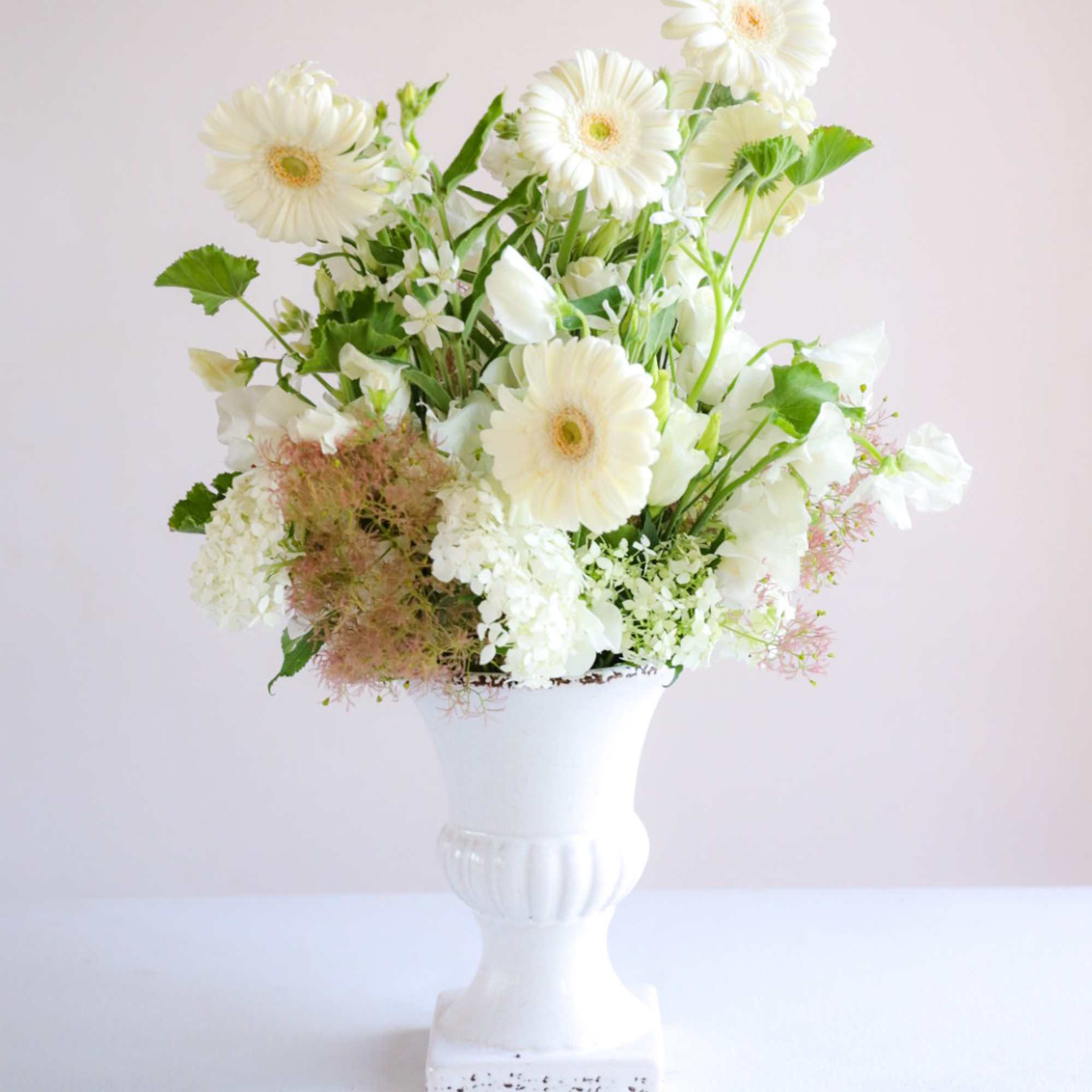 The Ivory &amp; Linen Arrangement could be found in a Merchant Ivory