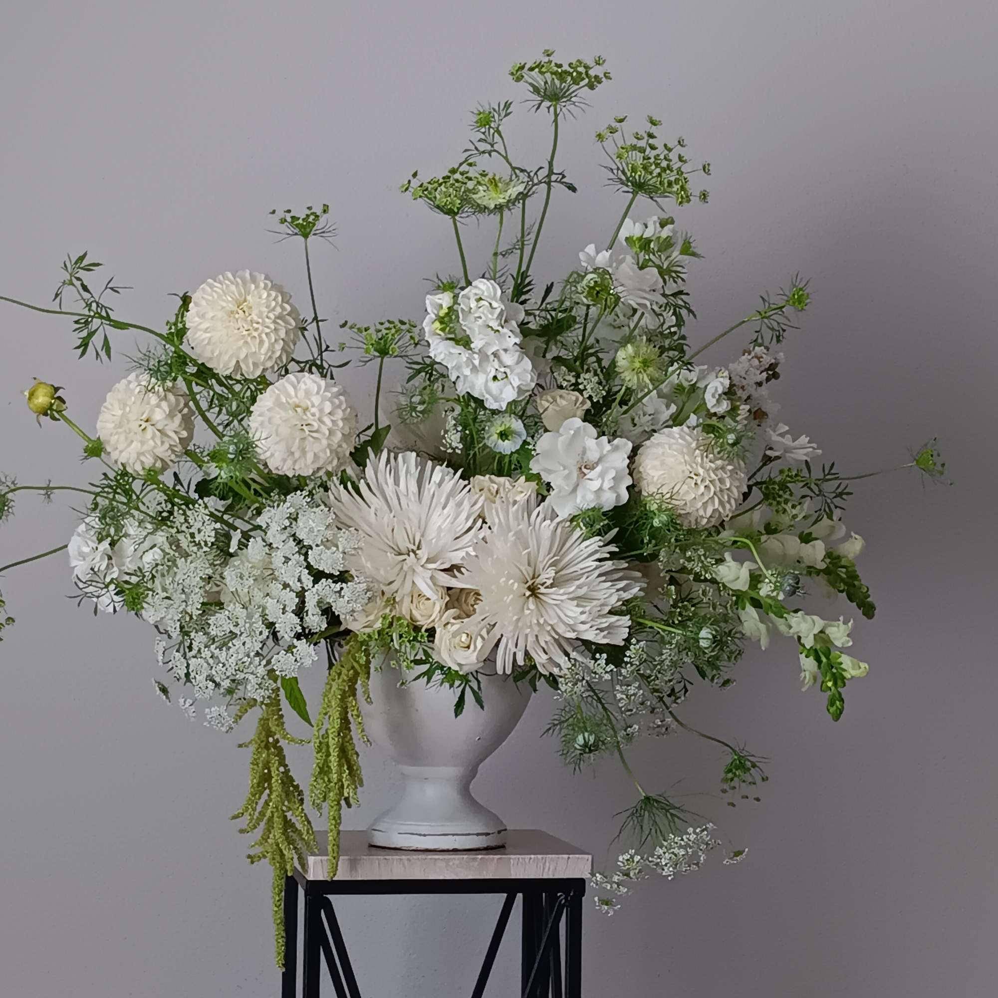 This ethereal arrangement is a calming, peaceful gesture that shows them you